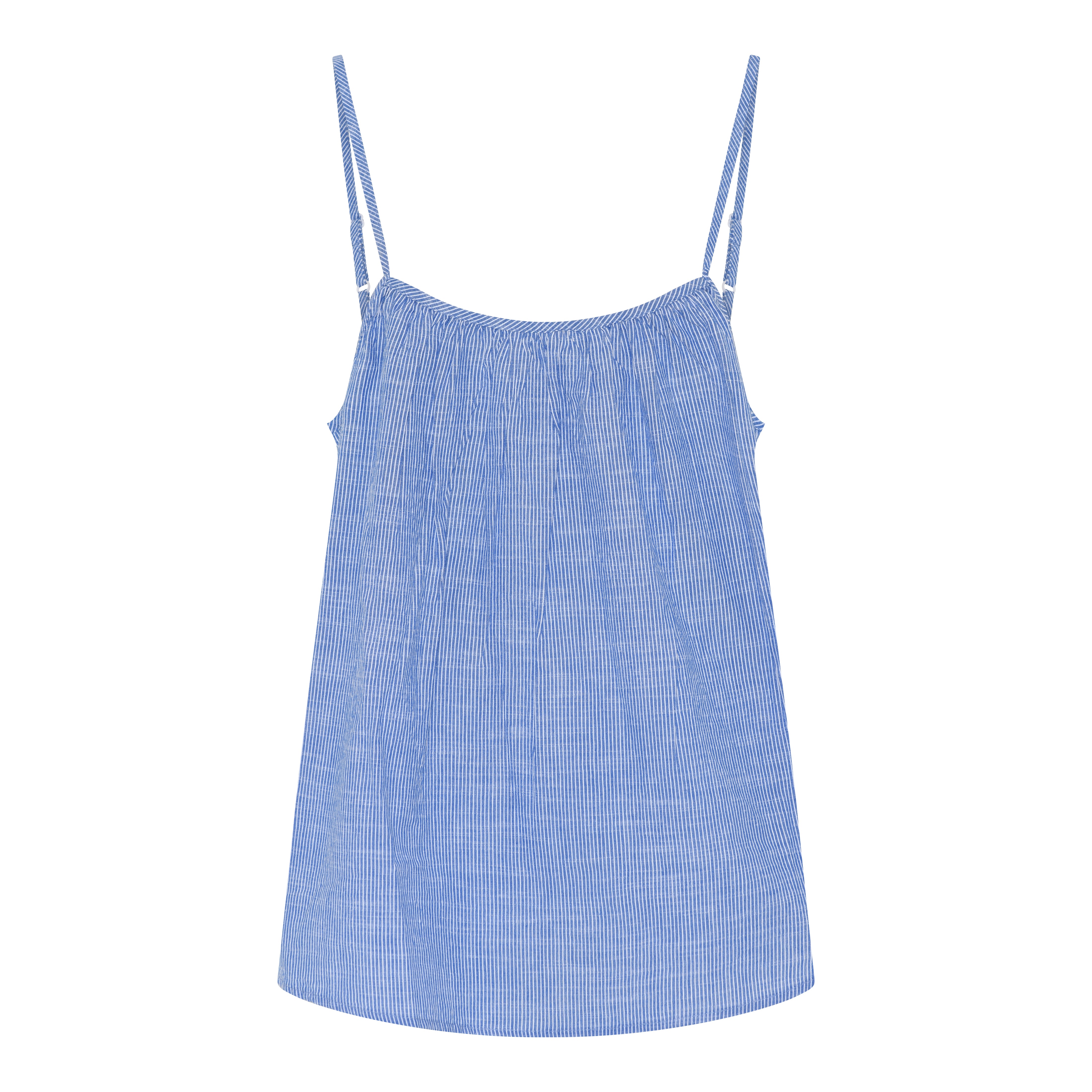 Vancouver top medium blue stripe