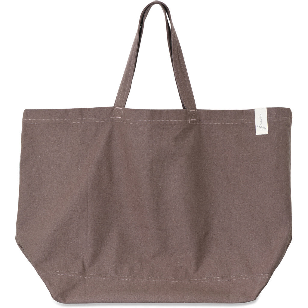 Frau Beach bag coffee quartz