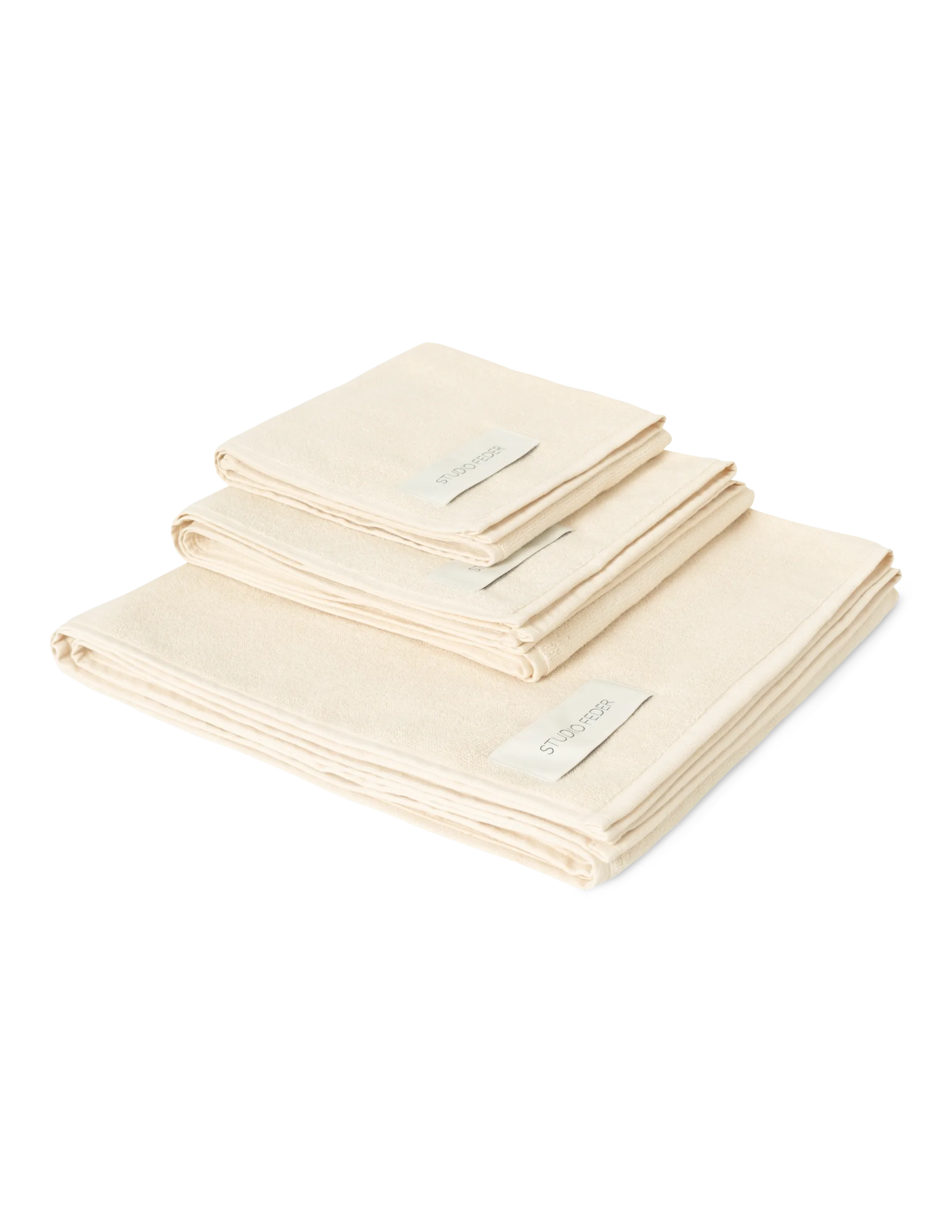 Studio Feder Una towel Undyed 50 x 100 cm