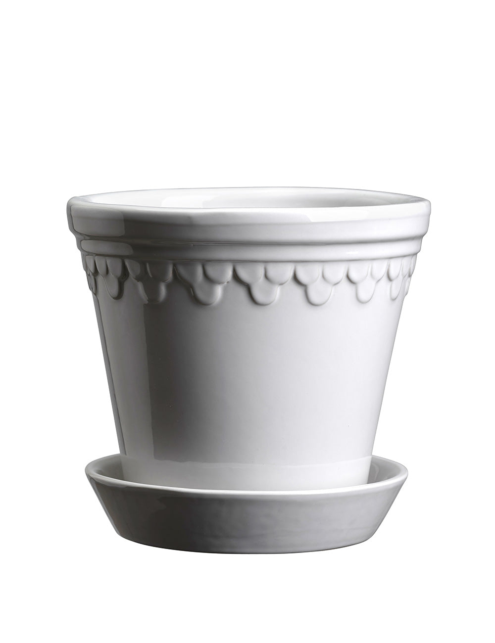 Kbh glaced white 14 cm