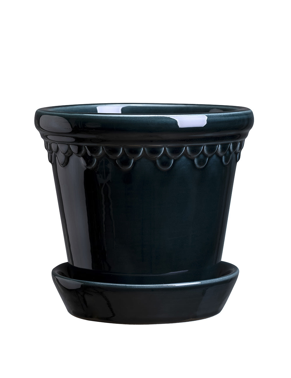 Kbh glaced petrol blue 14 cm