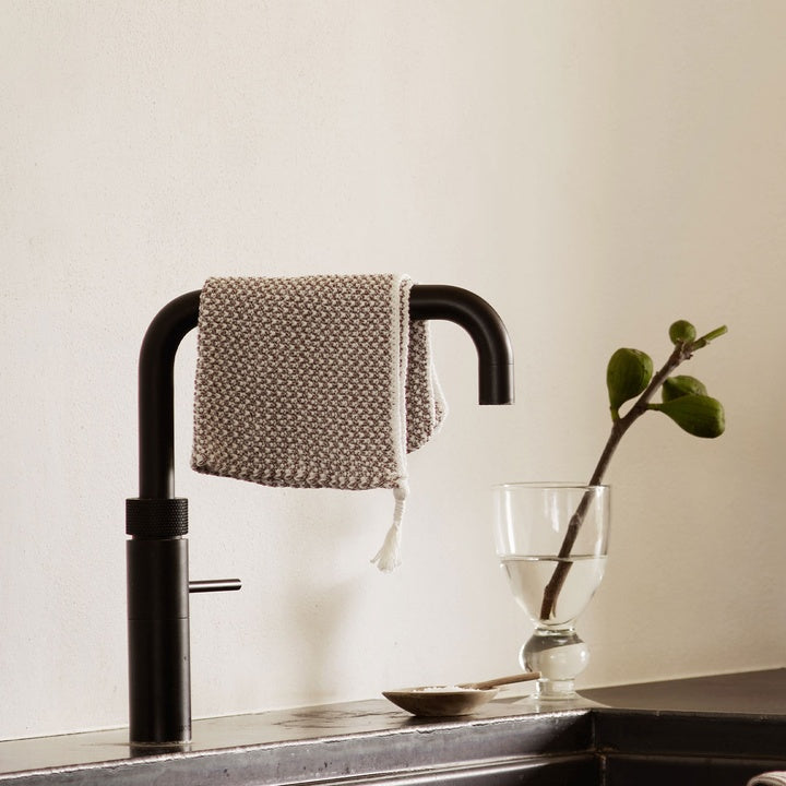 Tine K Home karklud strik Mocca 2-stk.