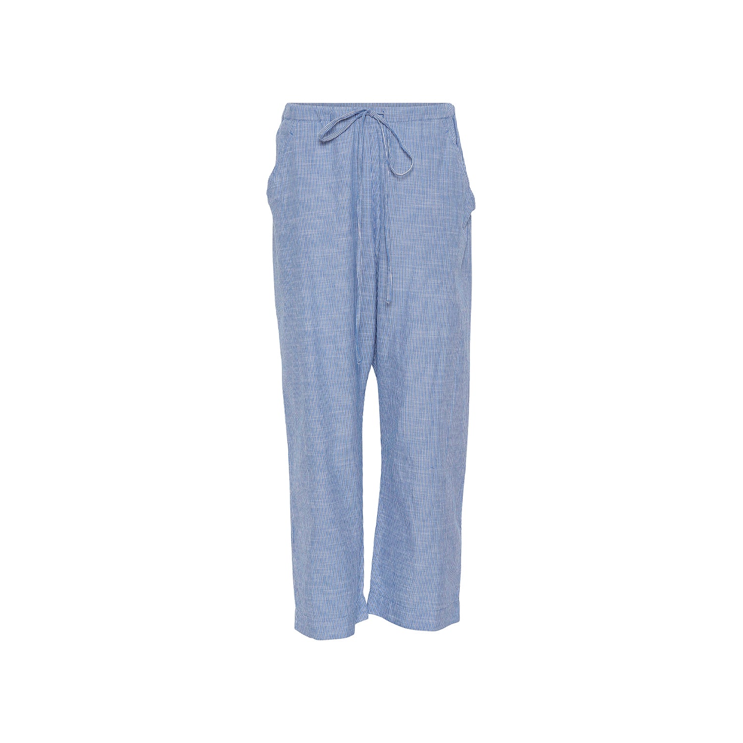 Frau Milano string ankle pant medium blue stripe