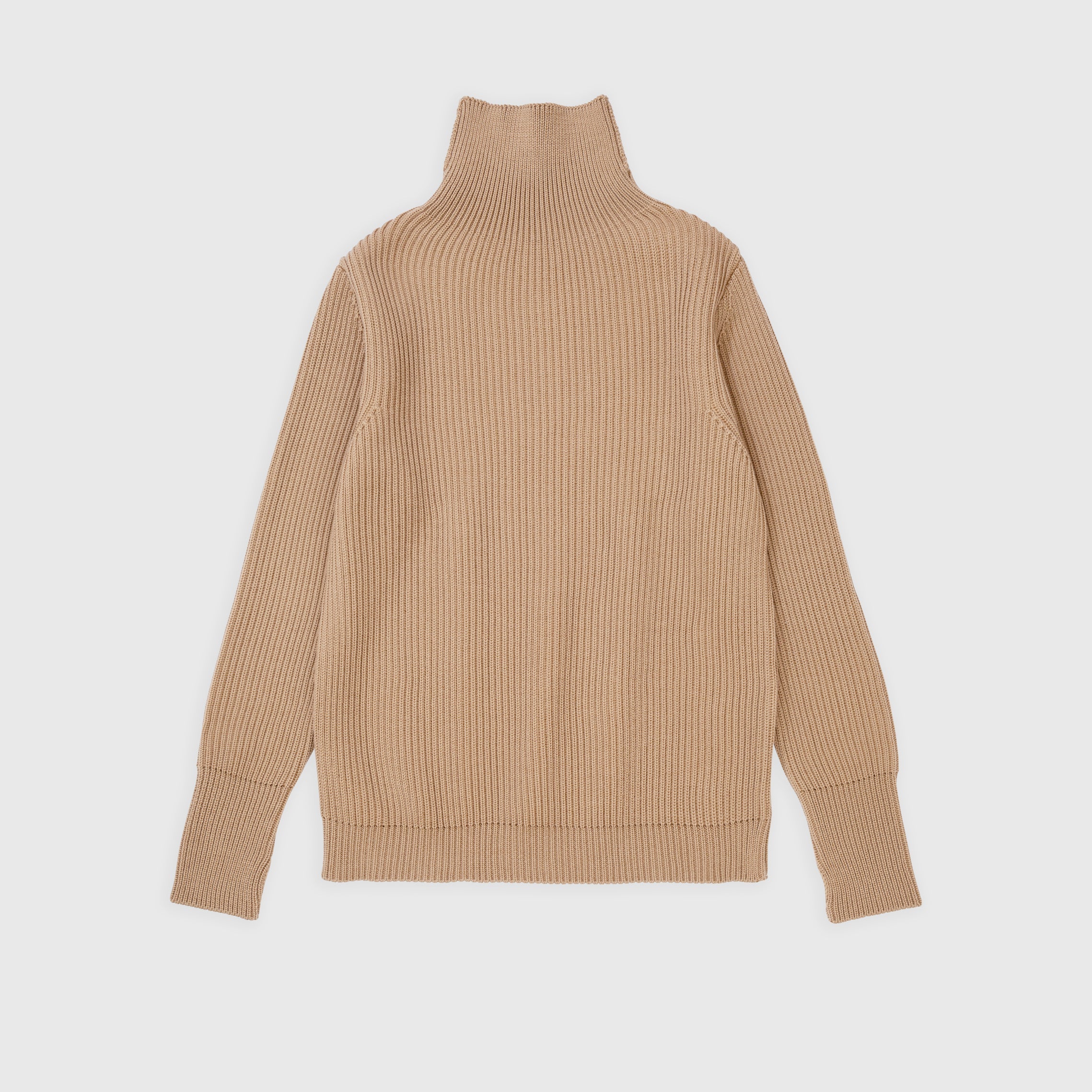 Andersen Andersen Navy turtleneck camel