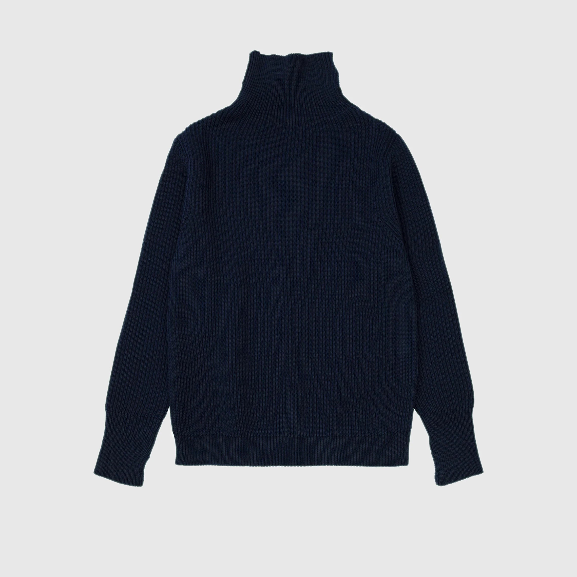 Andersen Andersen Navy turtleneck navy blue