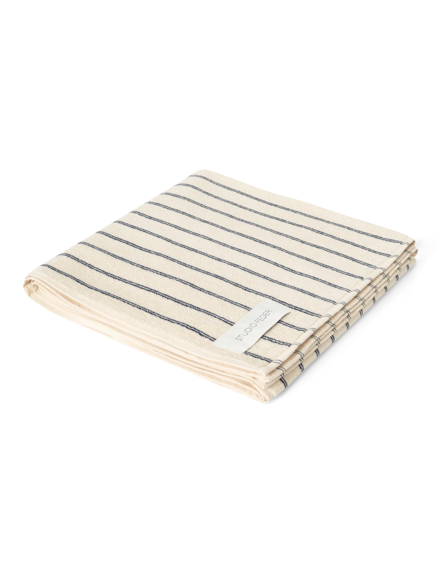 Studio Feder Una towel Navy Rain 40 x 60