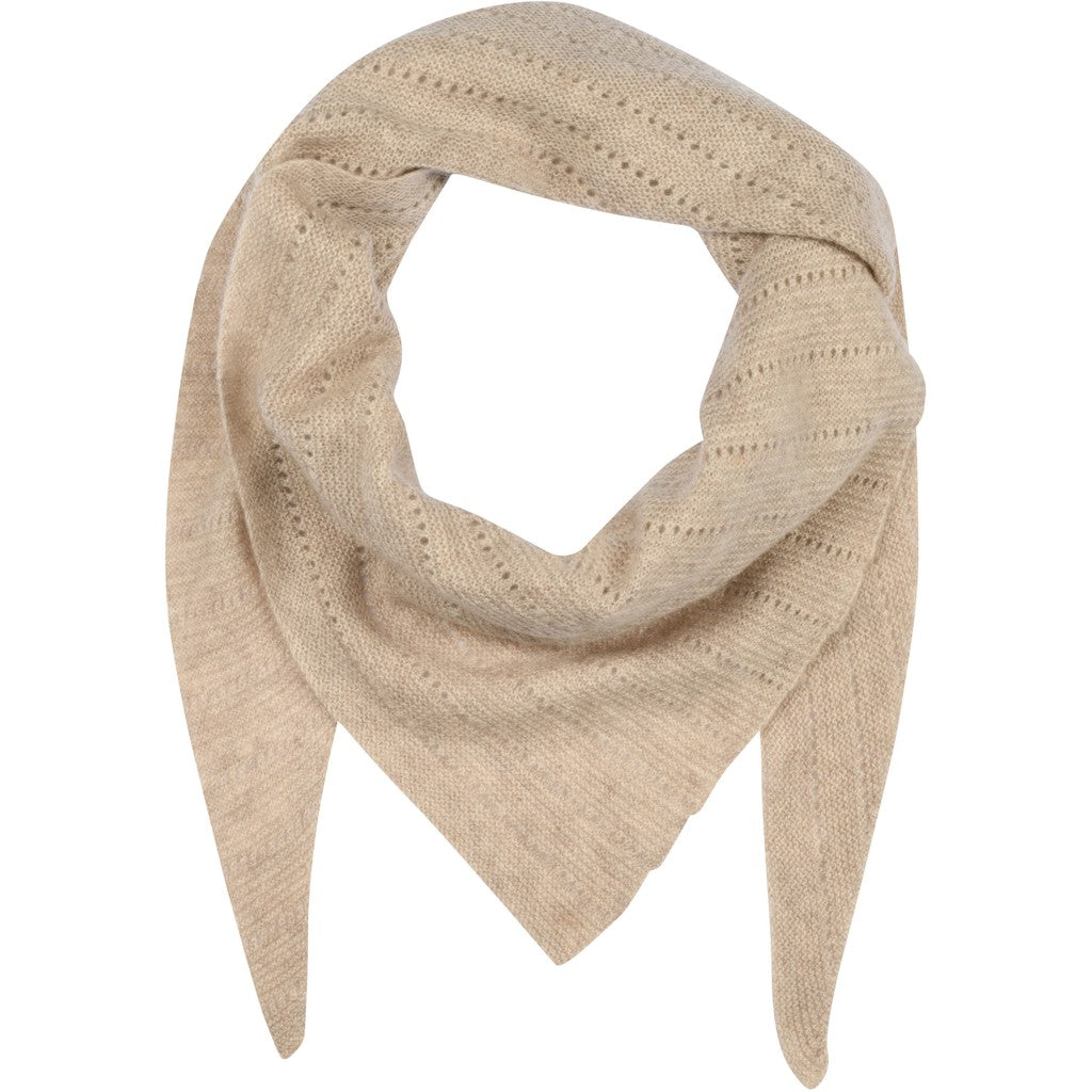 Frau Doha cashmere scarf large sandstone