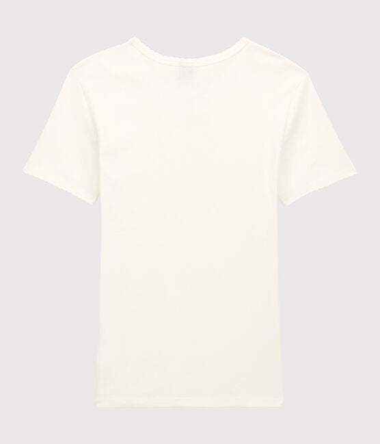 blonde SS tee hvid Petit Bateau