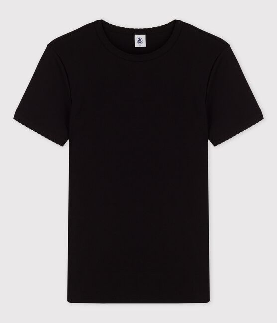 blonde SS tee sort Petit Bateau