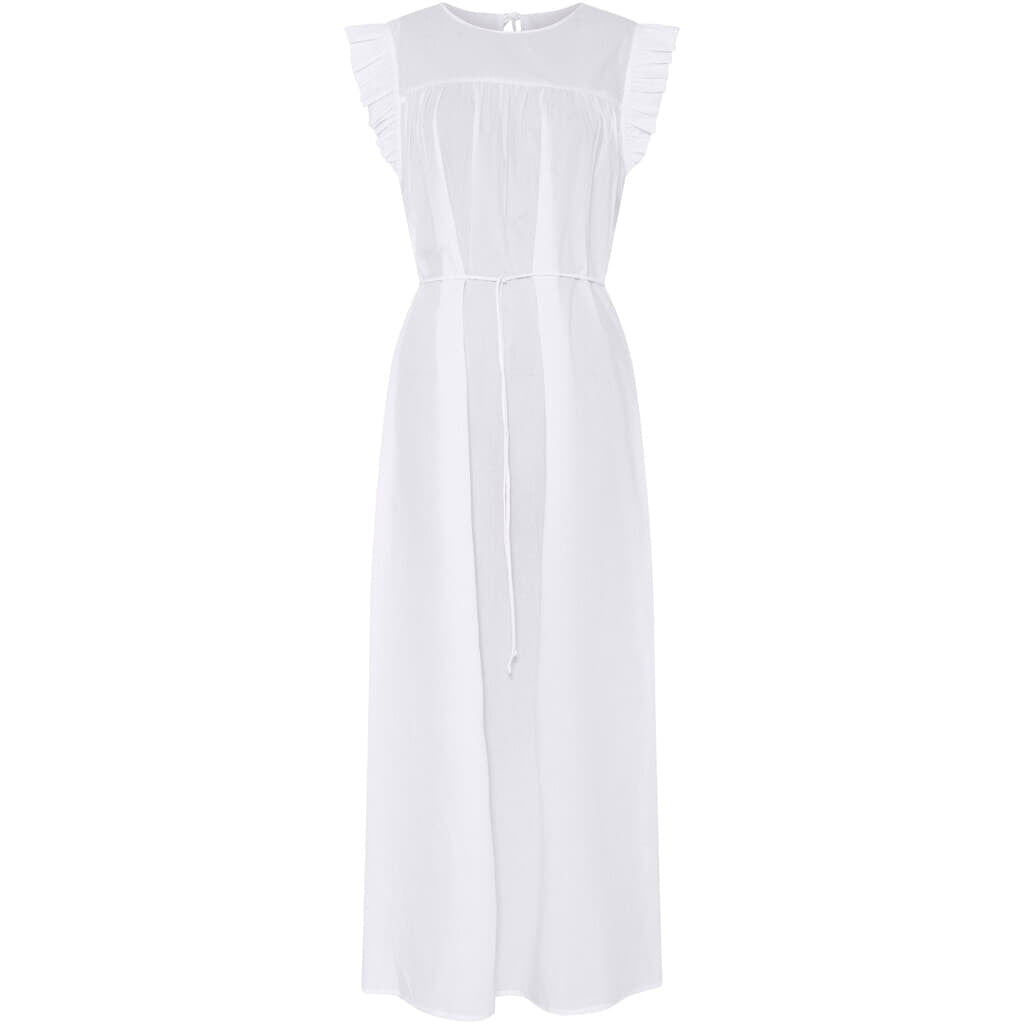 Stockholm long dress bright white