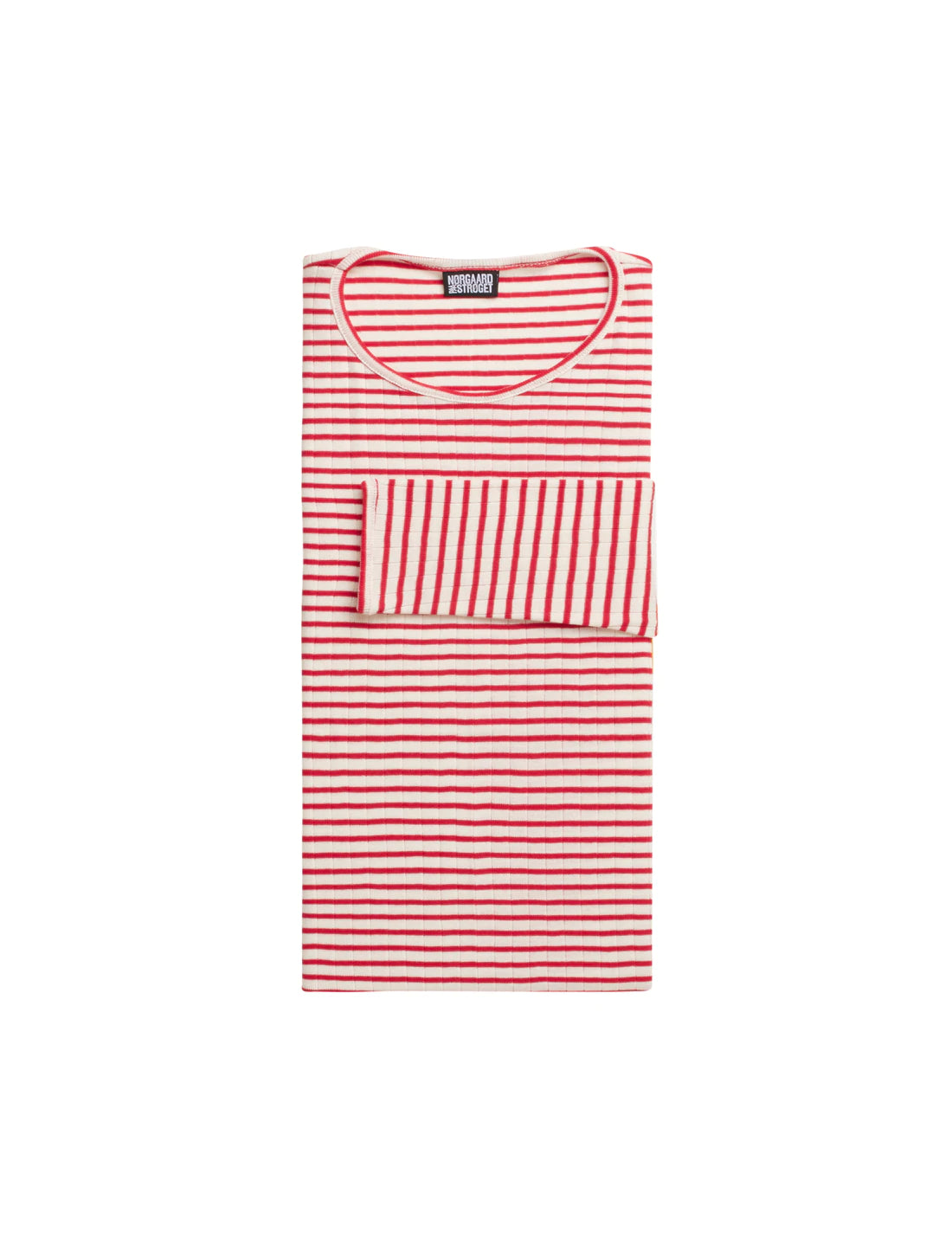 NPS stripes ecru/rød