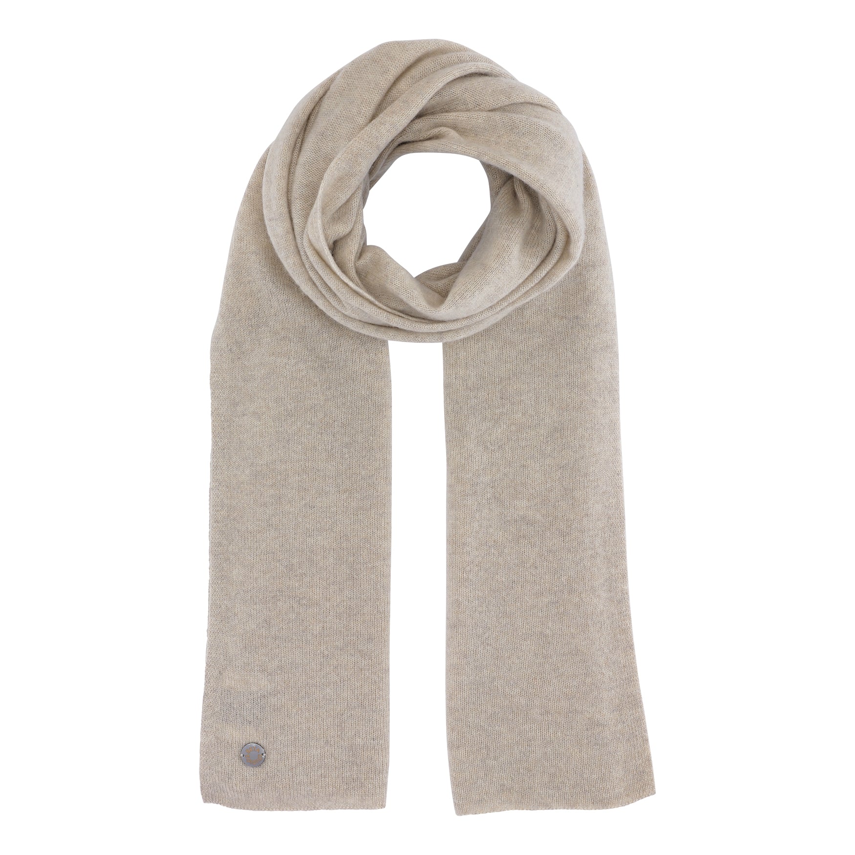 Beta Studios long scarf sand melange