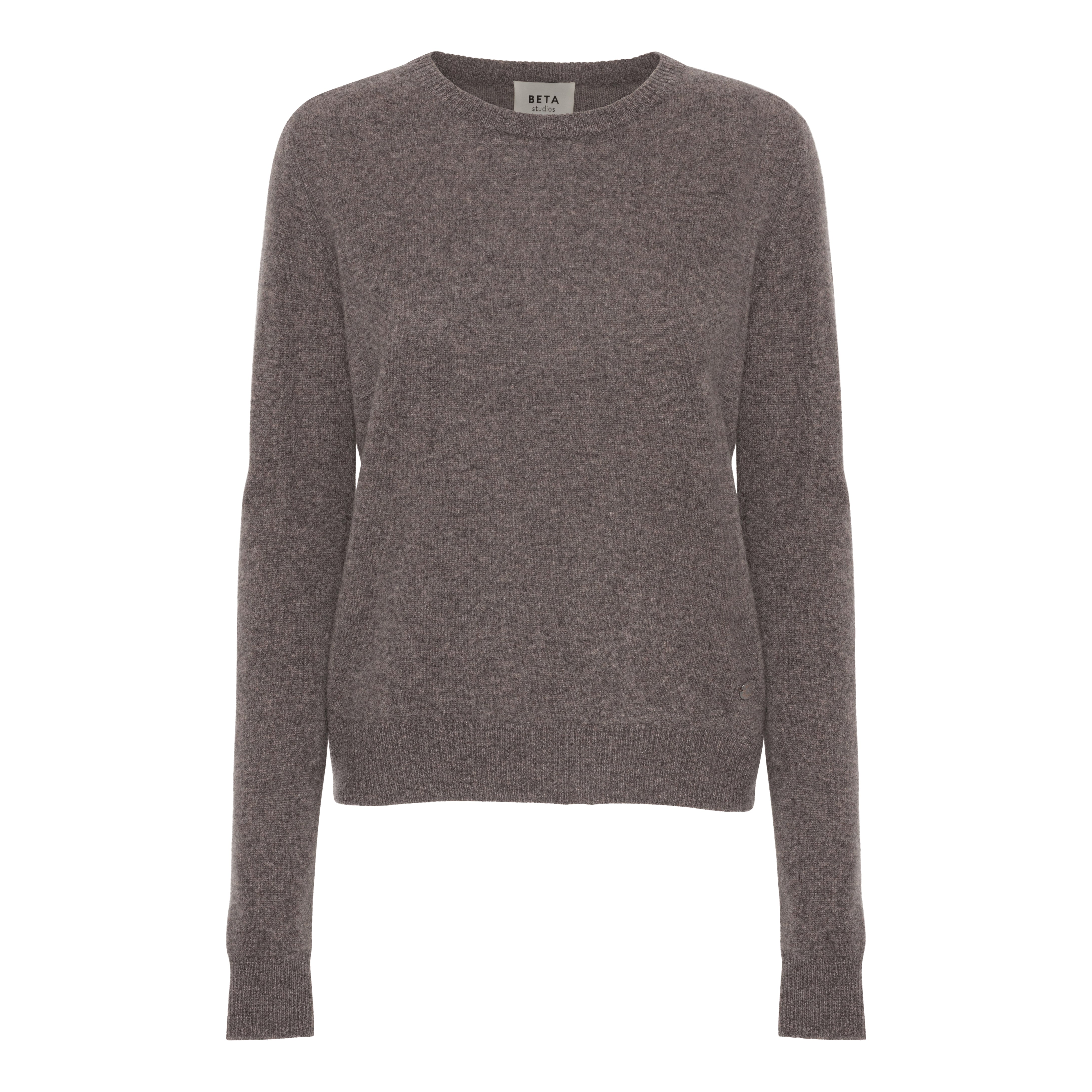 Beta Studios Abbie O-neck Basic cashmere Mole