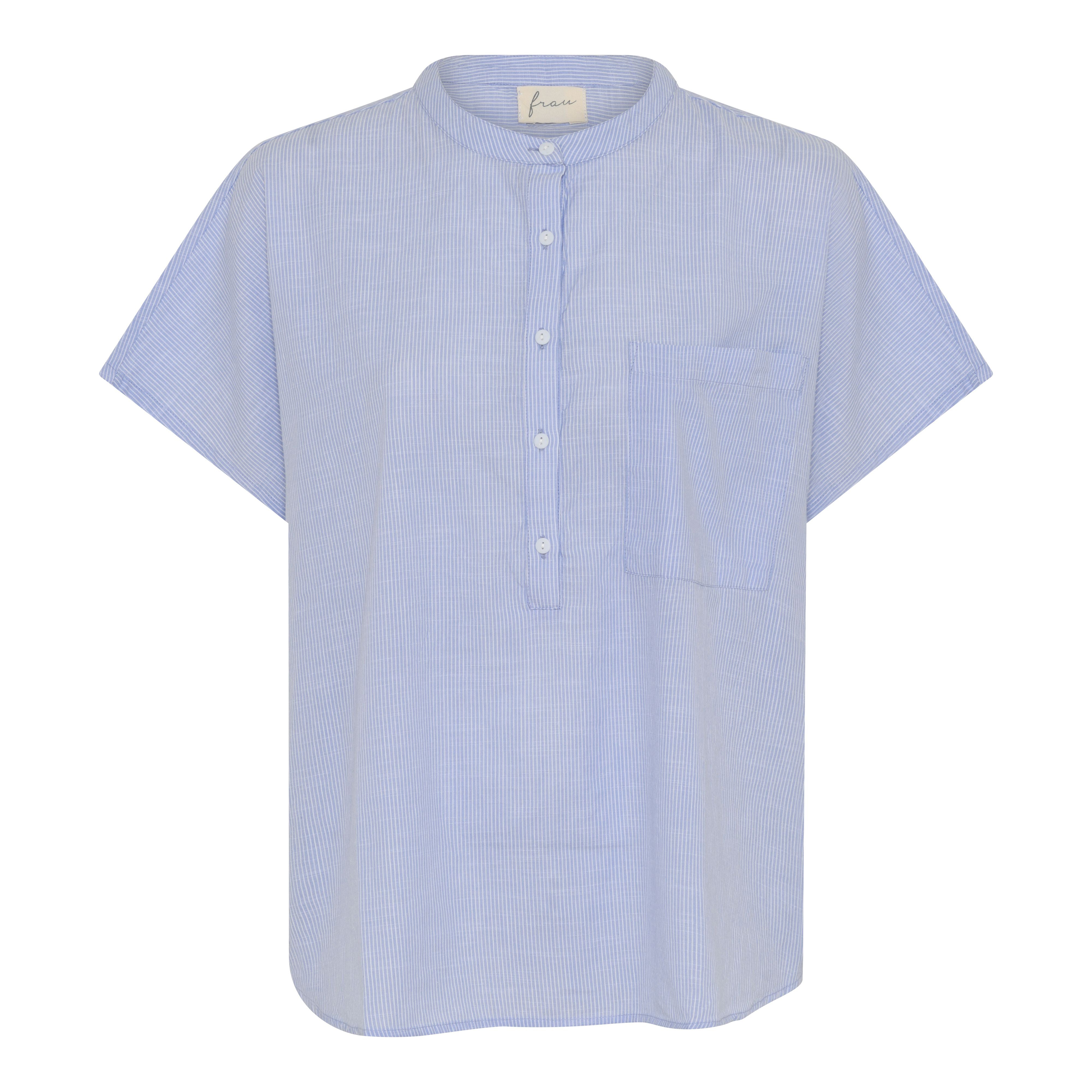 Frau Colombo ss top Baby Lavander Stripe
