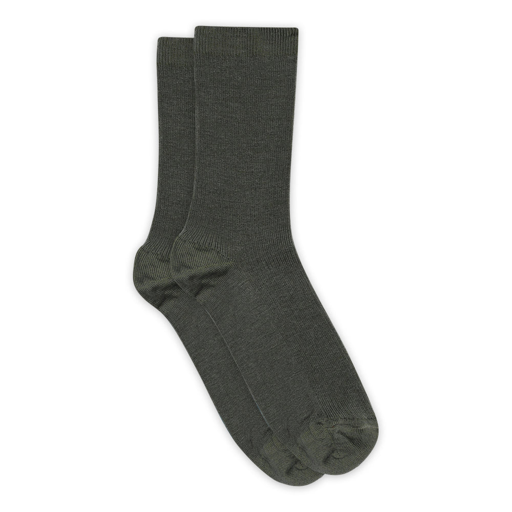 MP fine wool rib socks Dusty Ivy