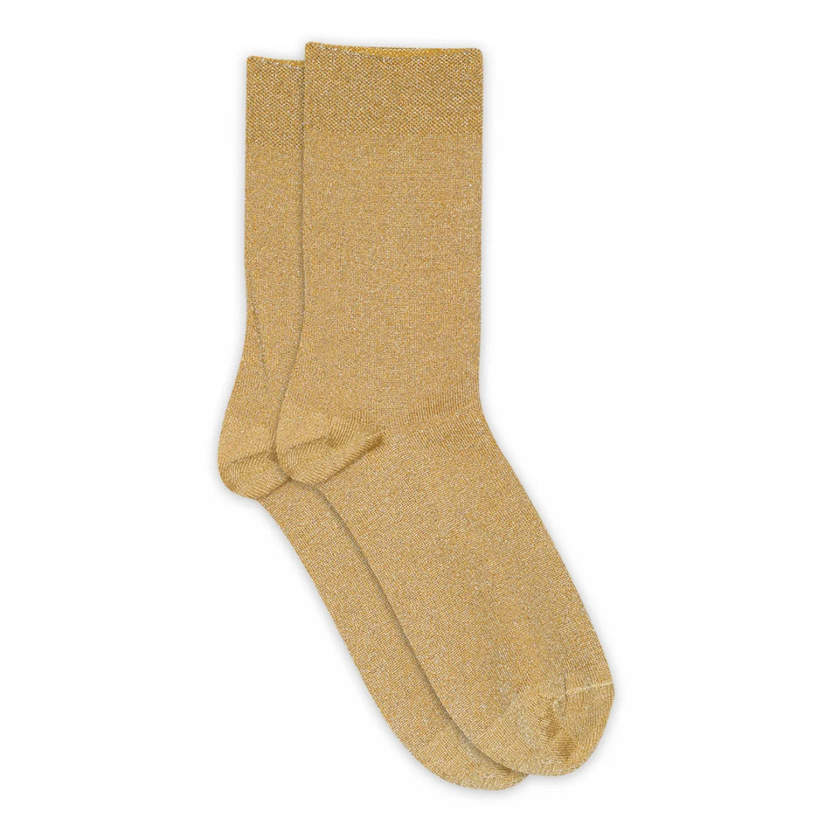 Pernille glitter socks Ochre