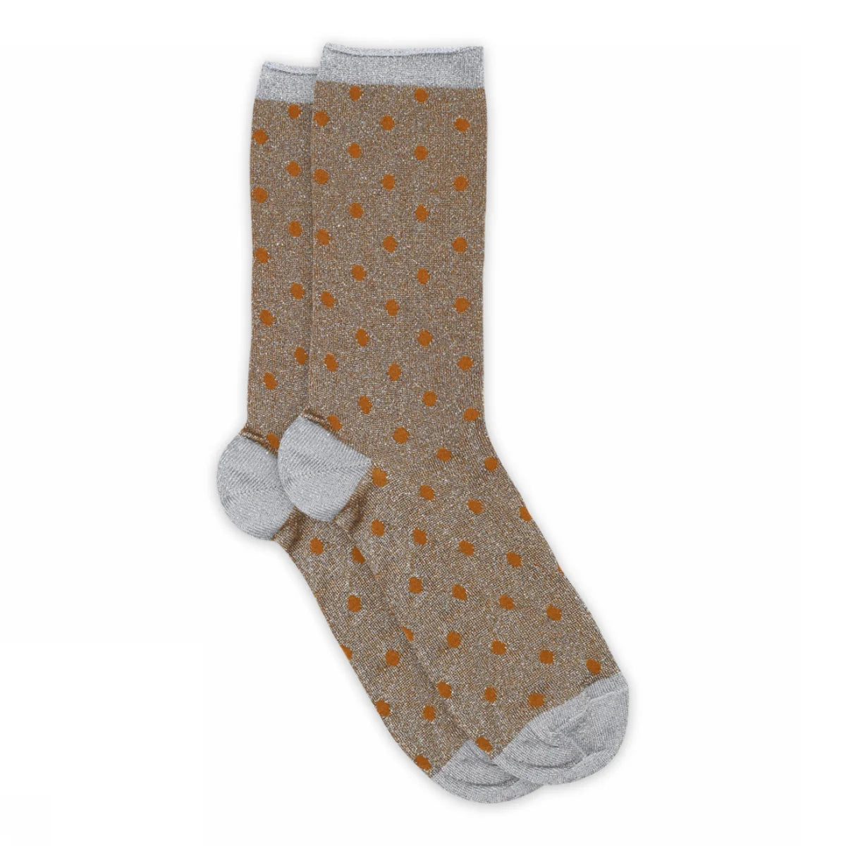 MP Donna glitter strømper pumpkin spice