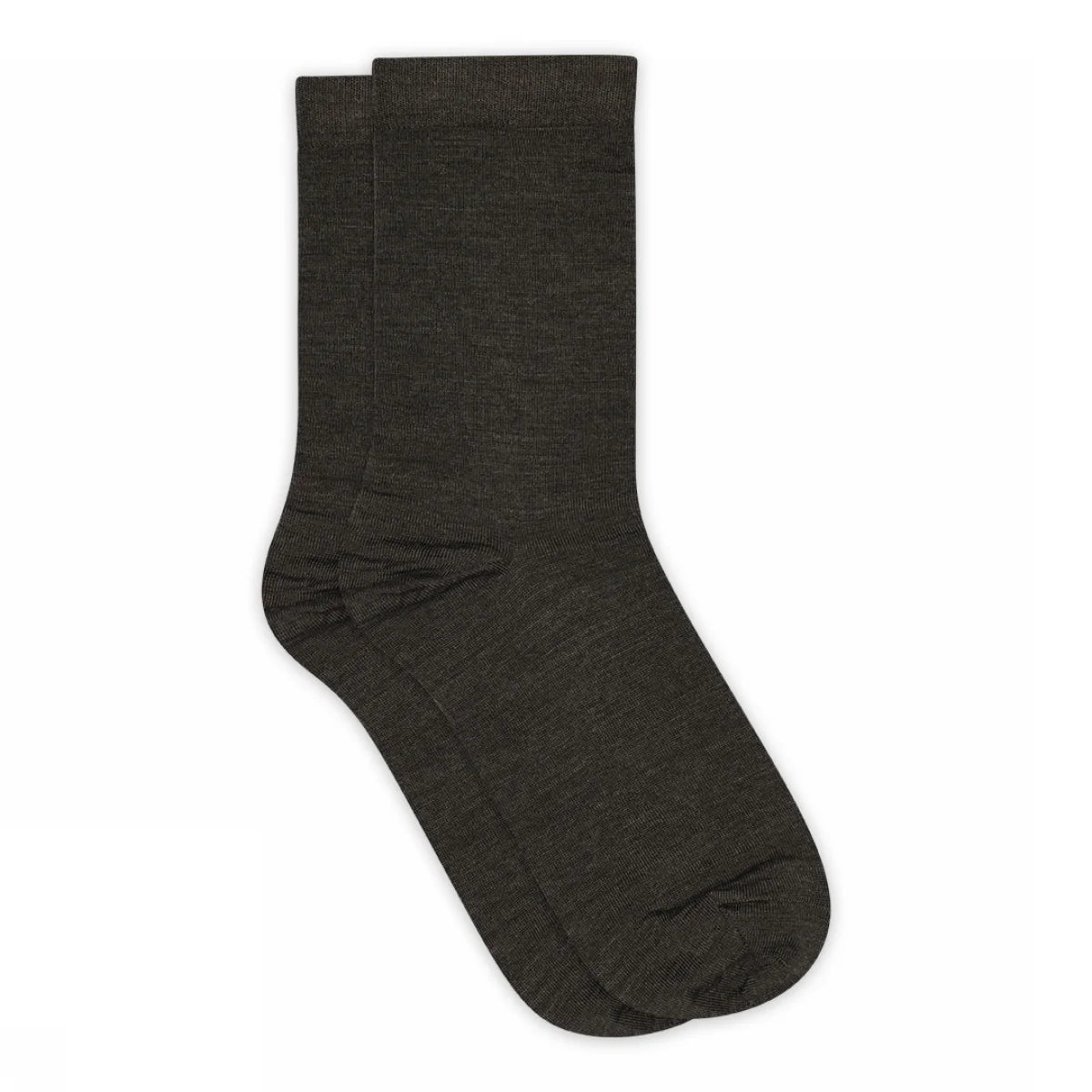 MP fine wool socks Dark brown