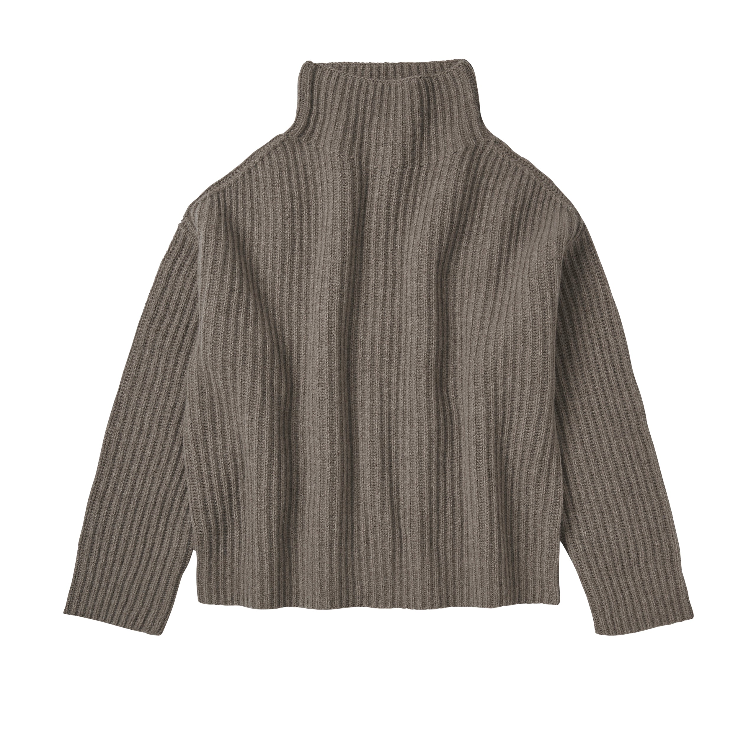 Fub Lambswool Rib sweater Hazel melange