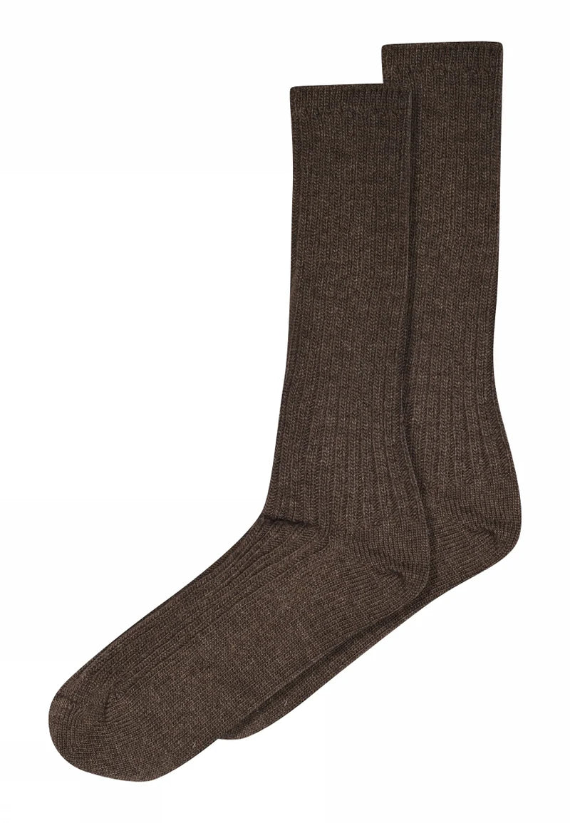 MP Bess long socks brown melange