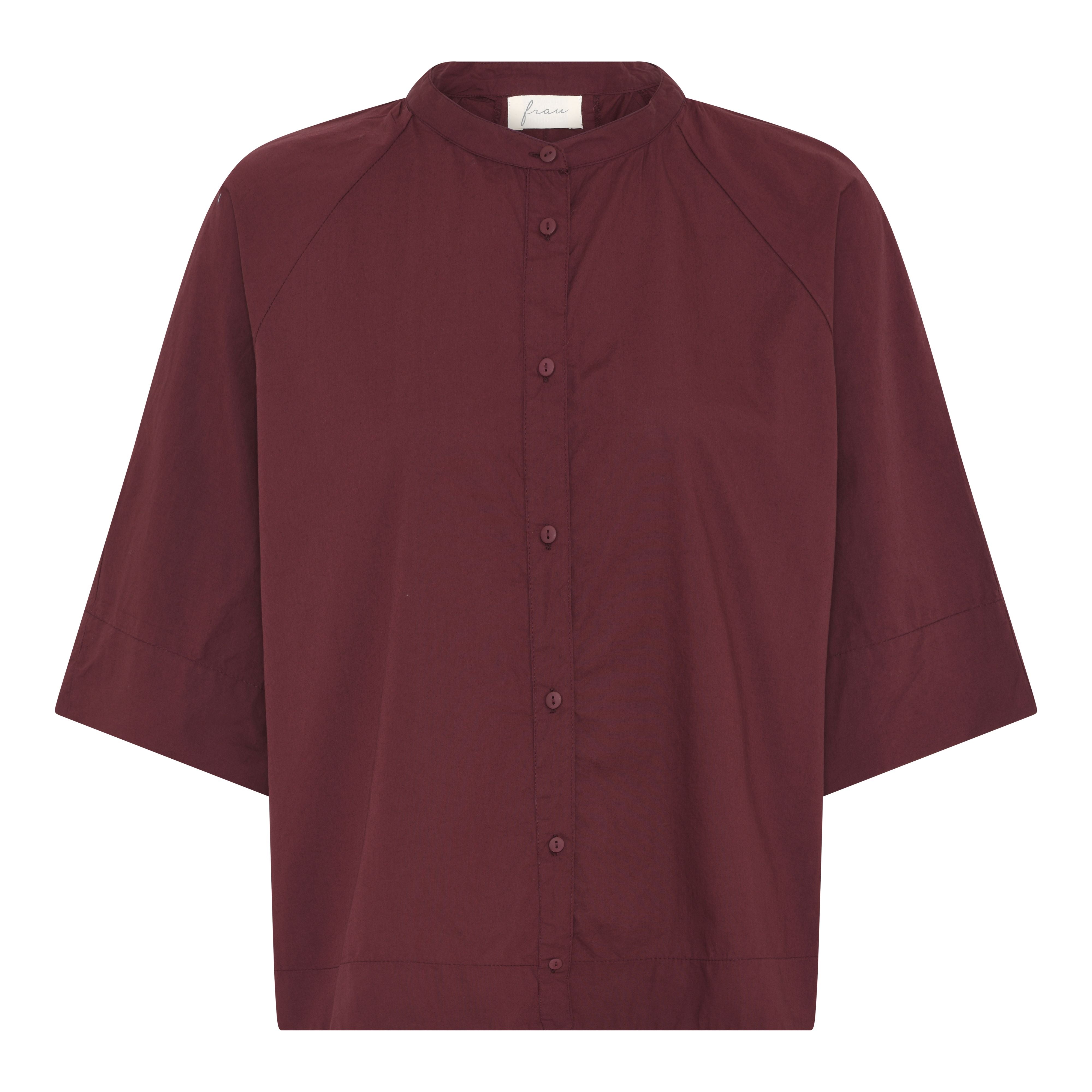 Frau Abu Dhabi 3/4 short top Red Mahogany