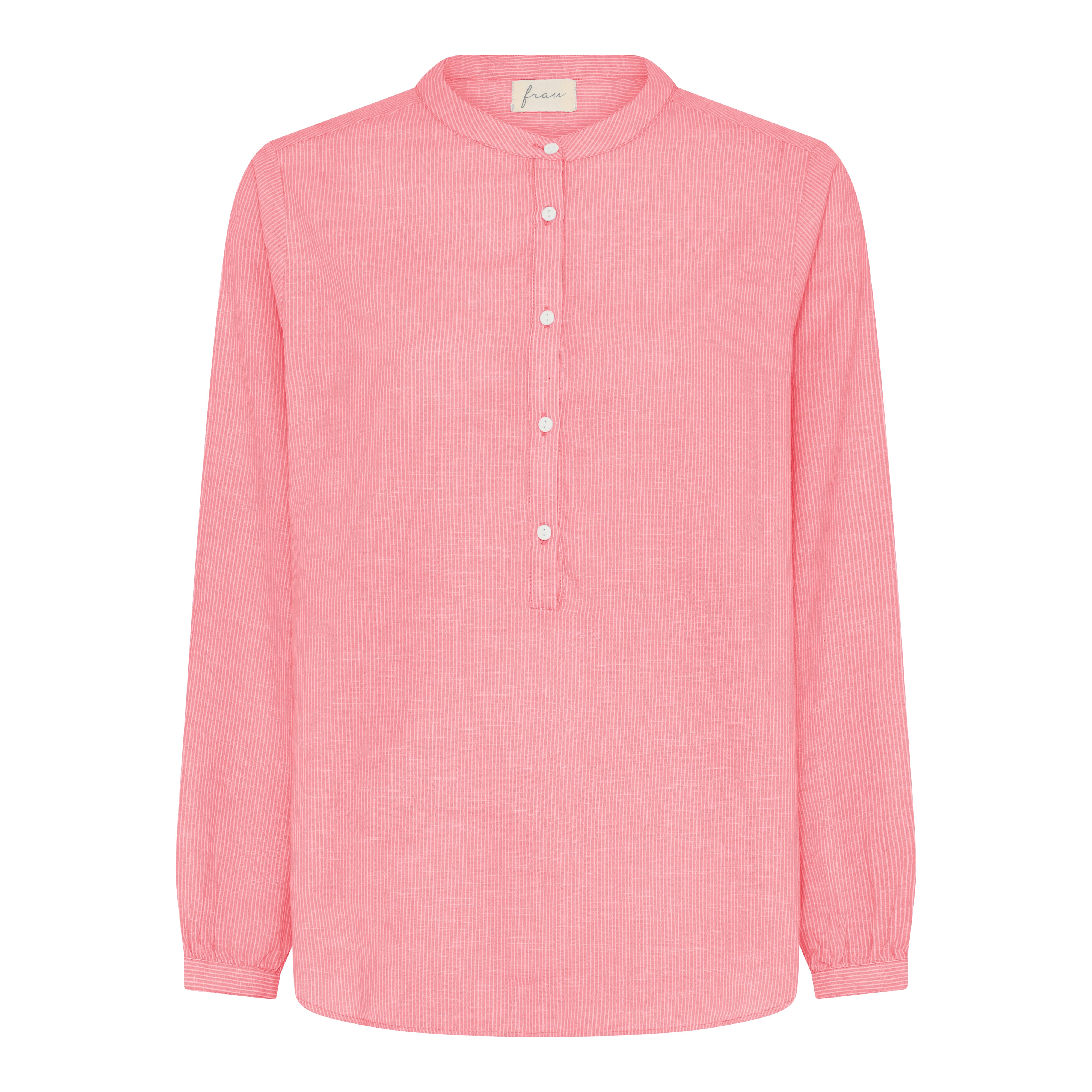 Frau Madrid ls shirt Hot Coral stripe