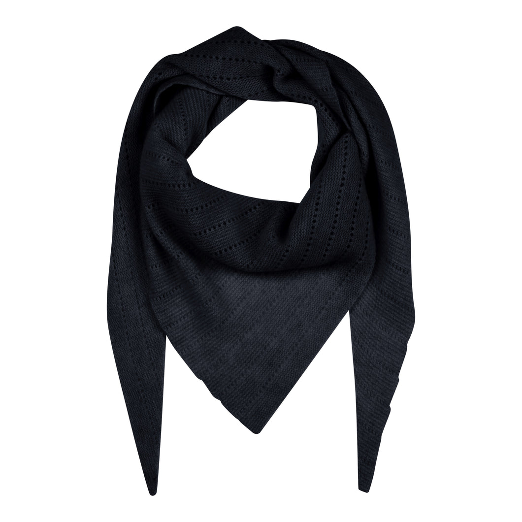 Frau Doha cashmere scarf small navy