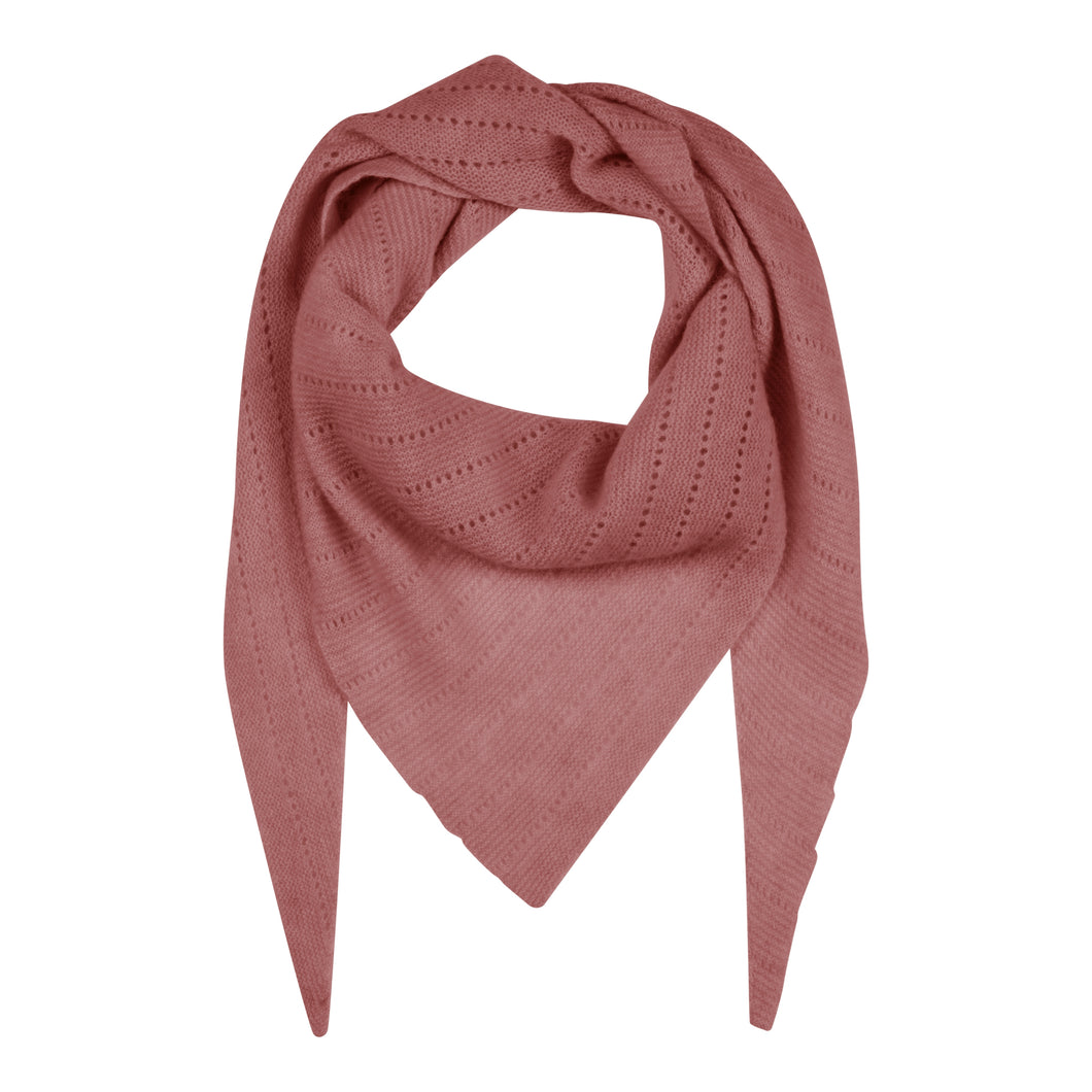 Frau Doha cashmere scarf small wistful mauve