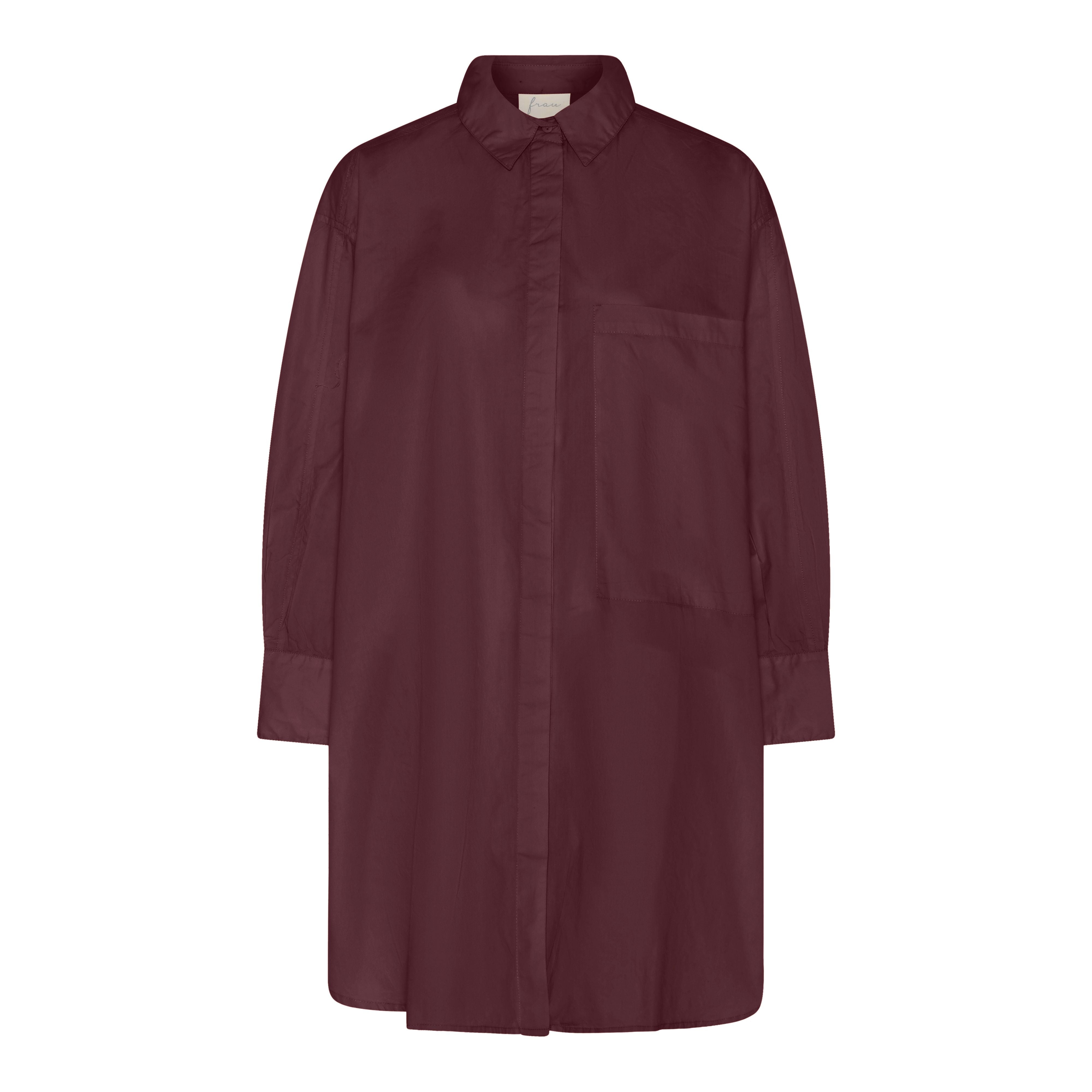 Frau Lyon ls long shirt Red Mahogany