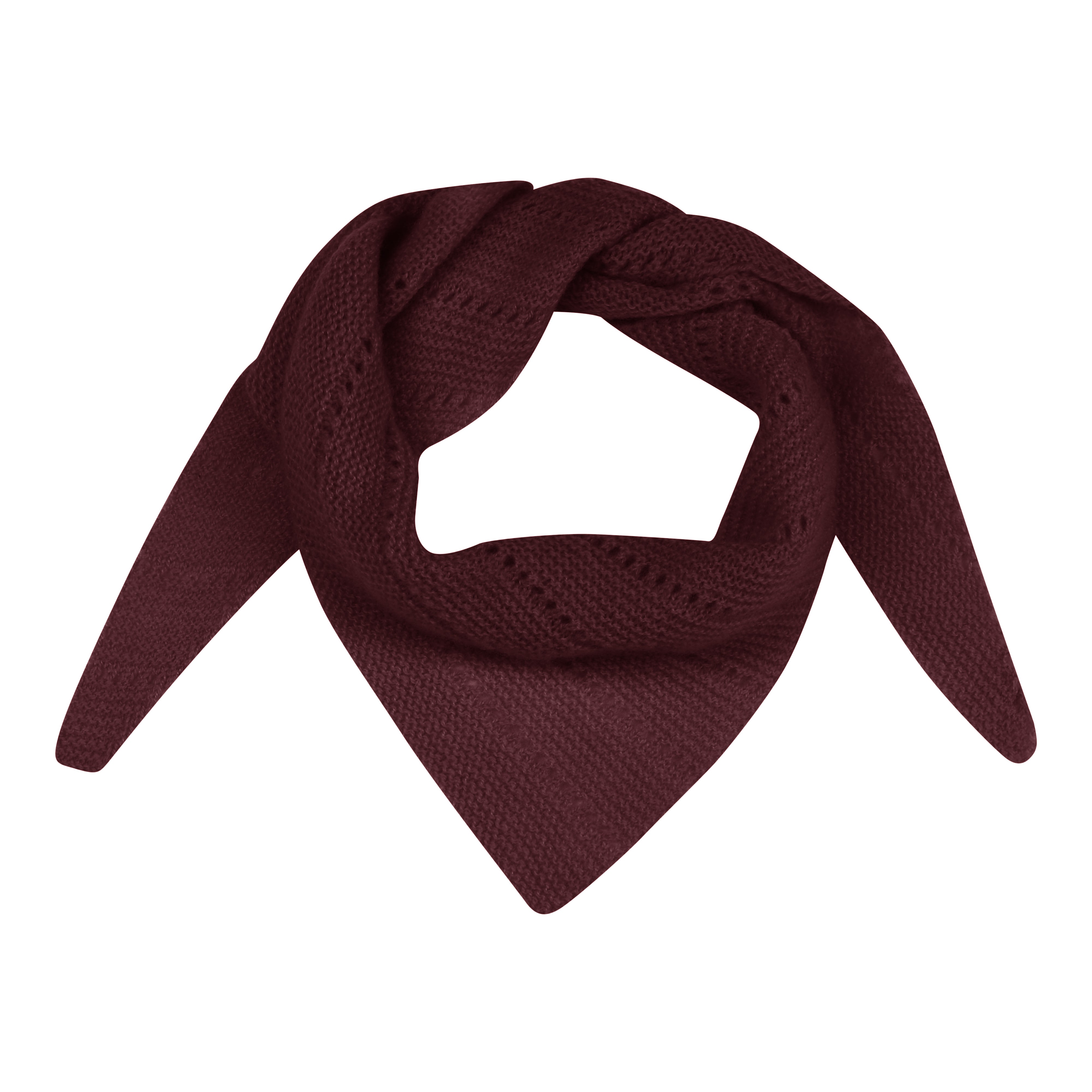 Frau Doha cashmere scarf small Red Mahogany