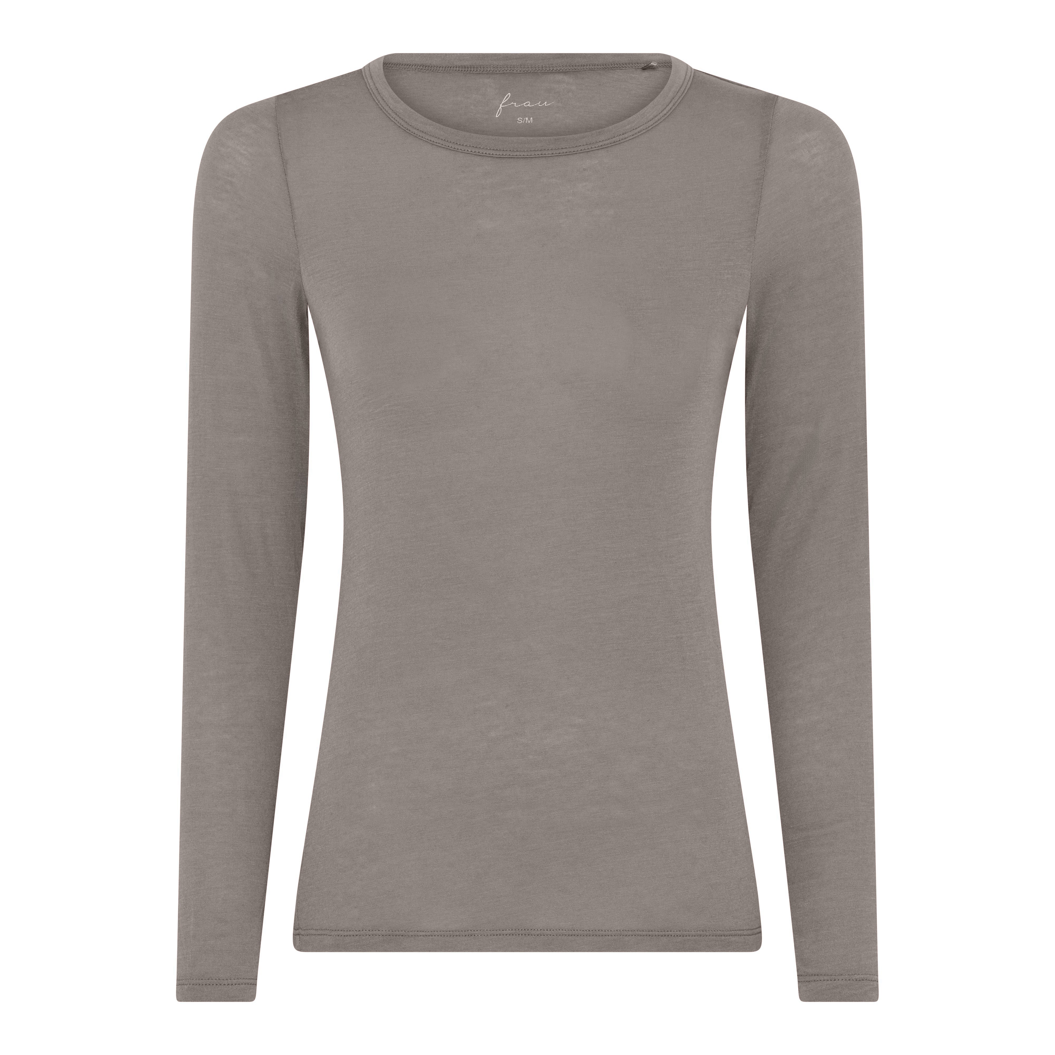 Frau Lucca cashmere ls O-neck top Fallen rock
