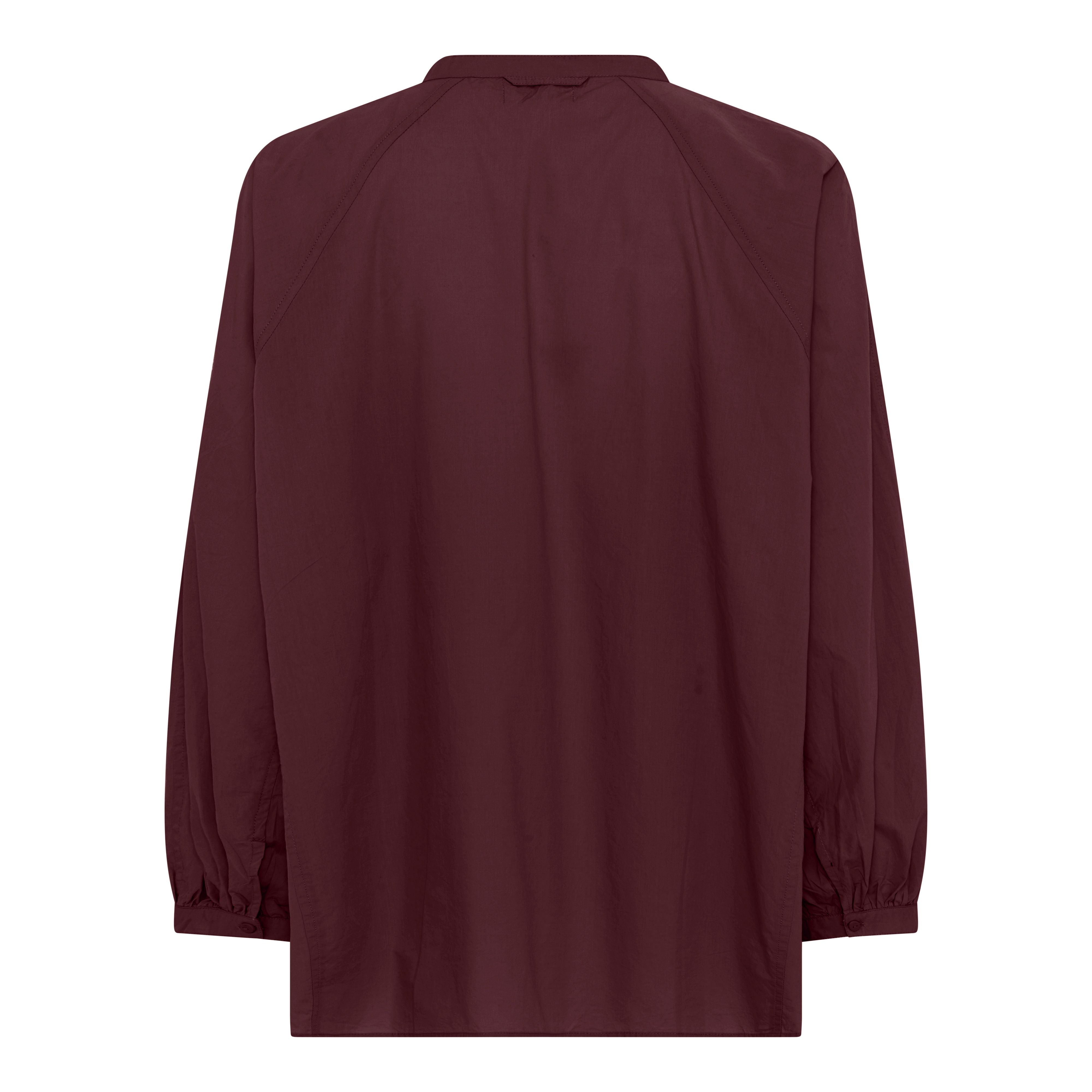 Frau Tokyo ls short shirt Red Mahogany