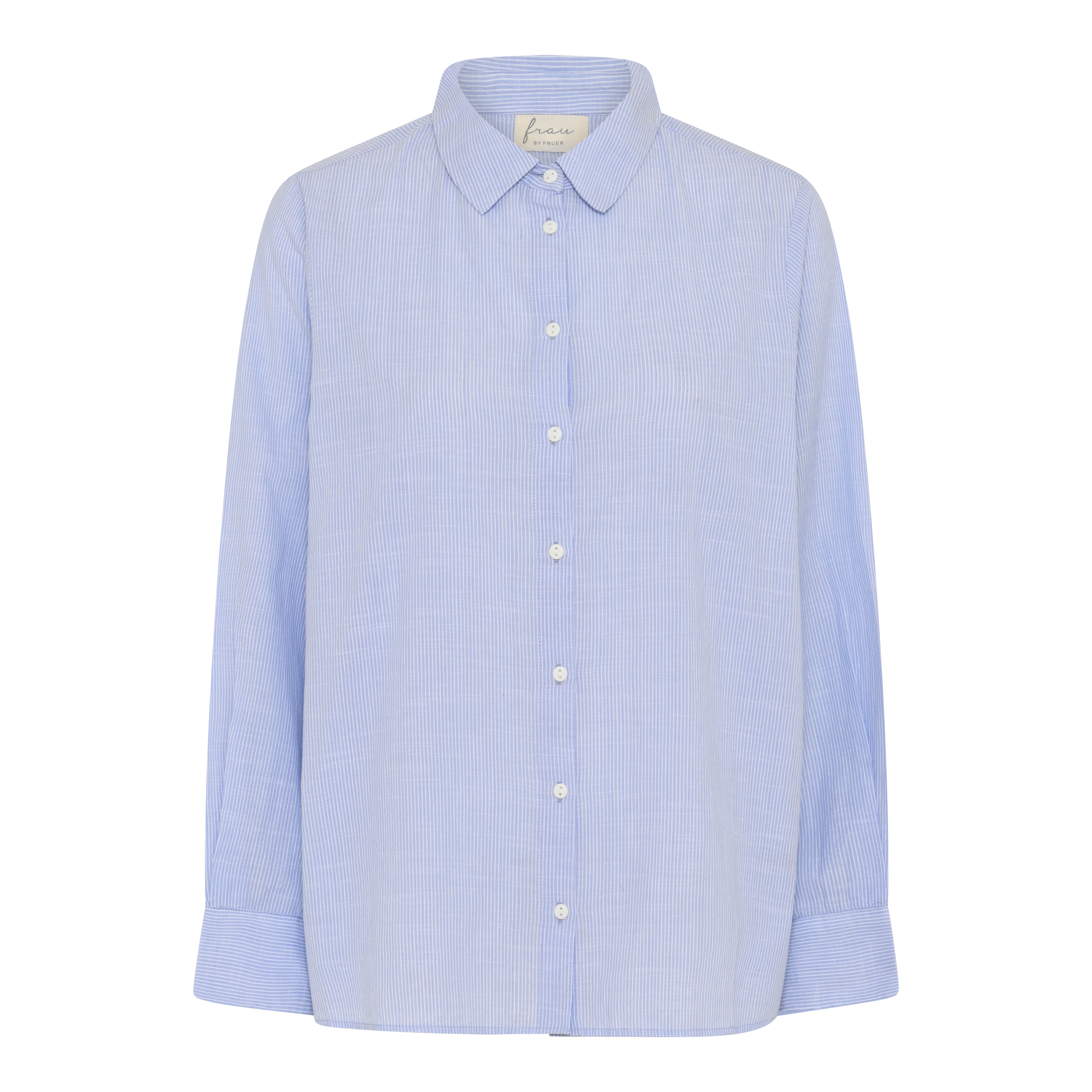 Frau Dhaka ls shirt Baby lavender stripe