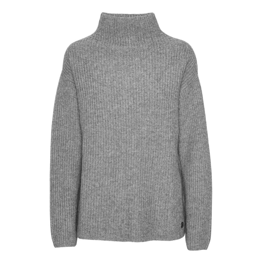 Beta Studios Laya turtle neck grey melange