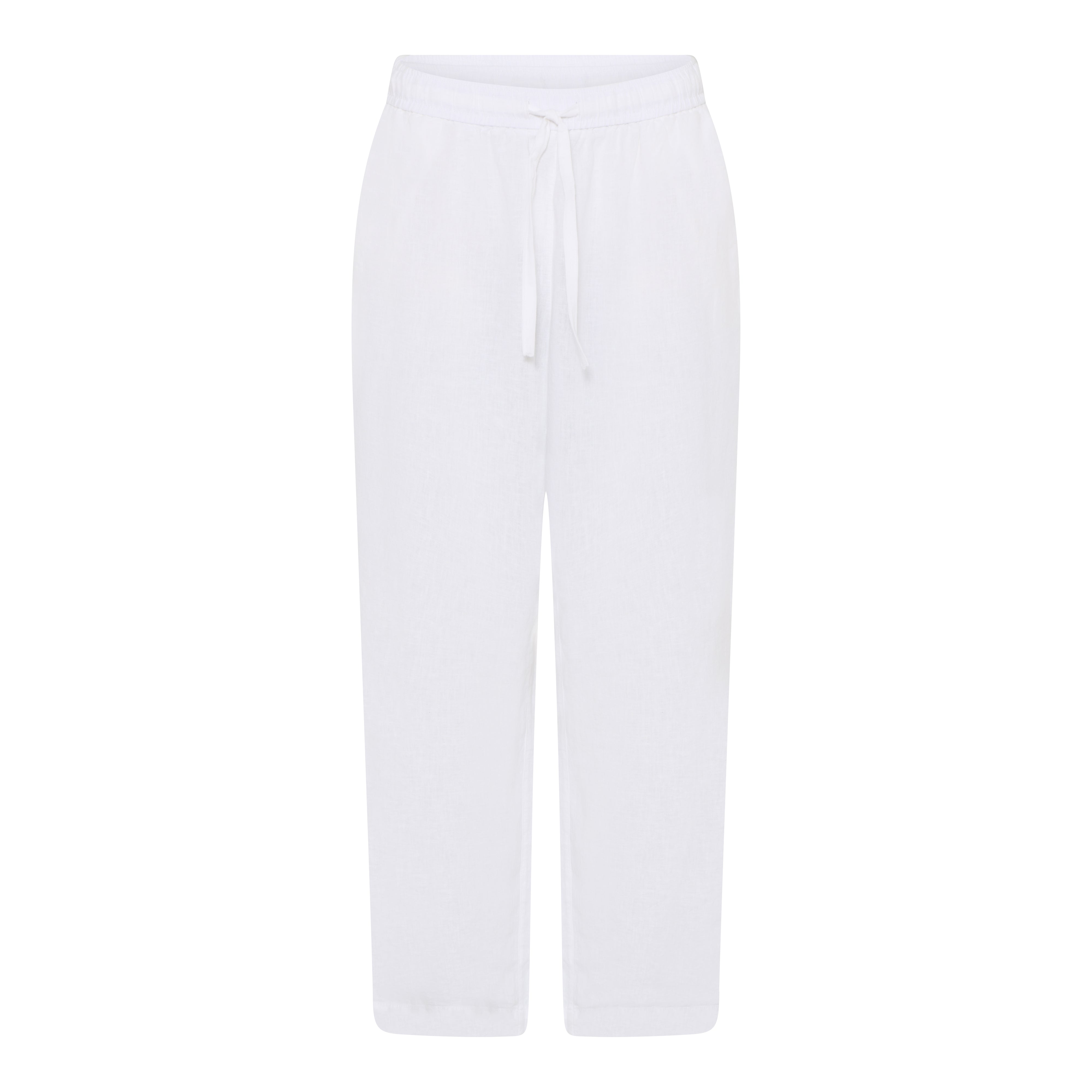 Frau Sydney linen string long pant bright white