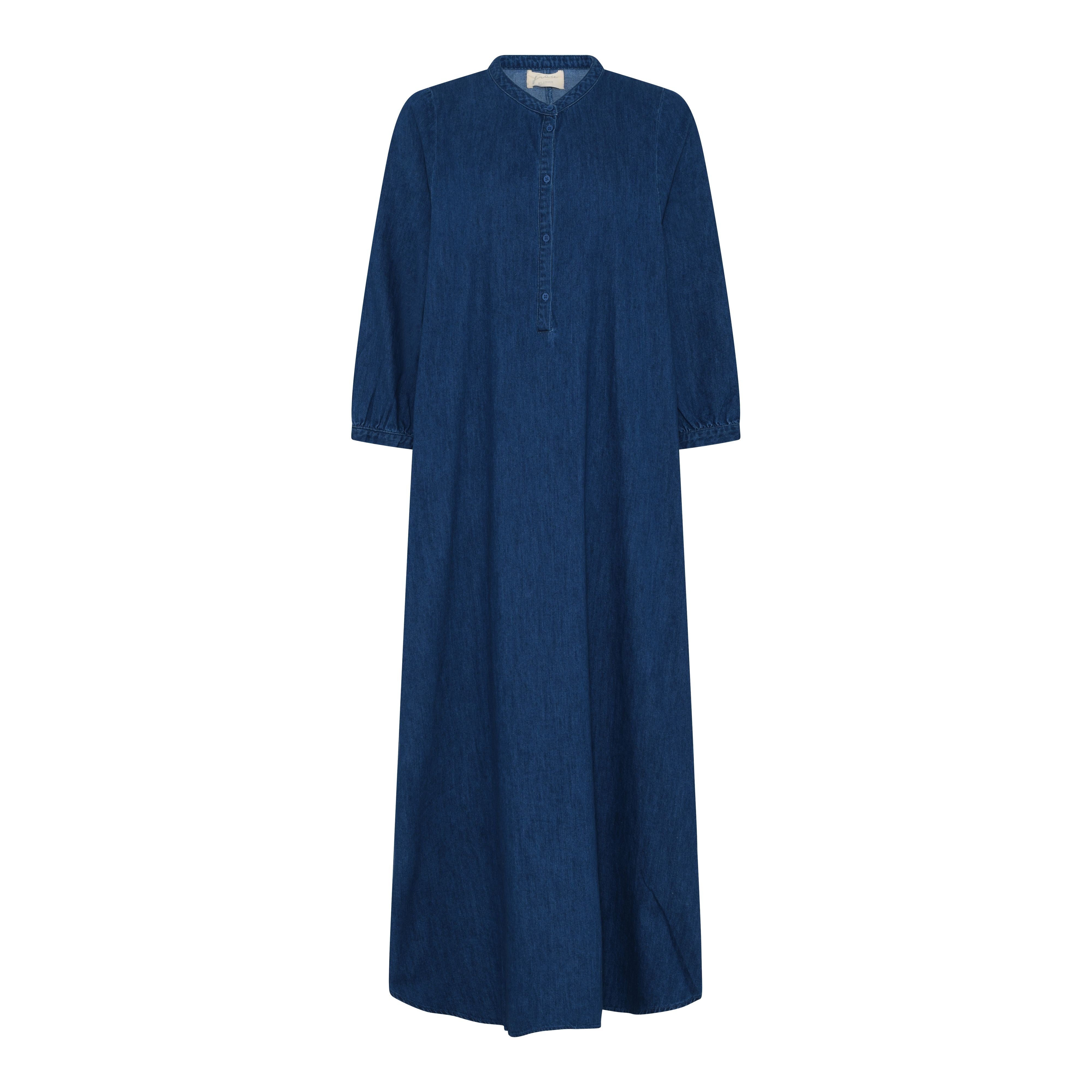 Frau Madrid long denim dress Clear blue denim