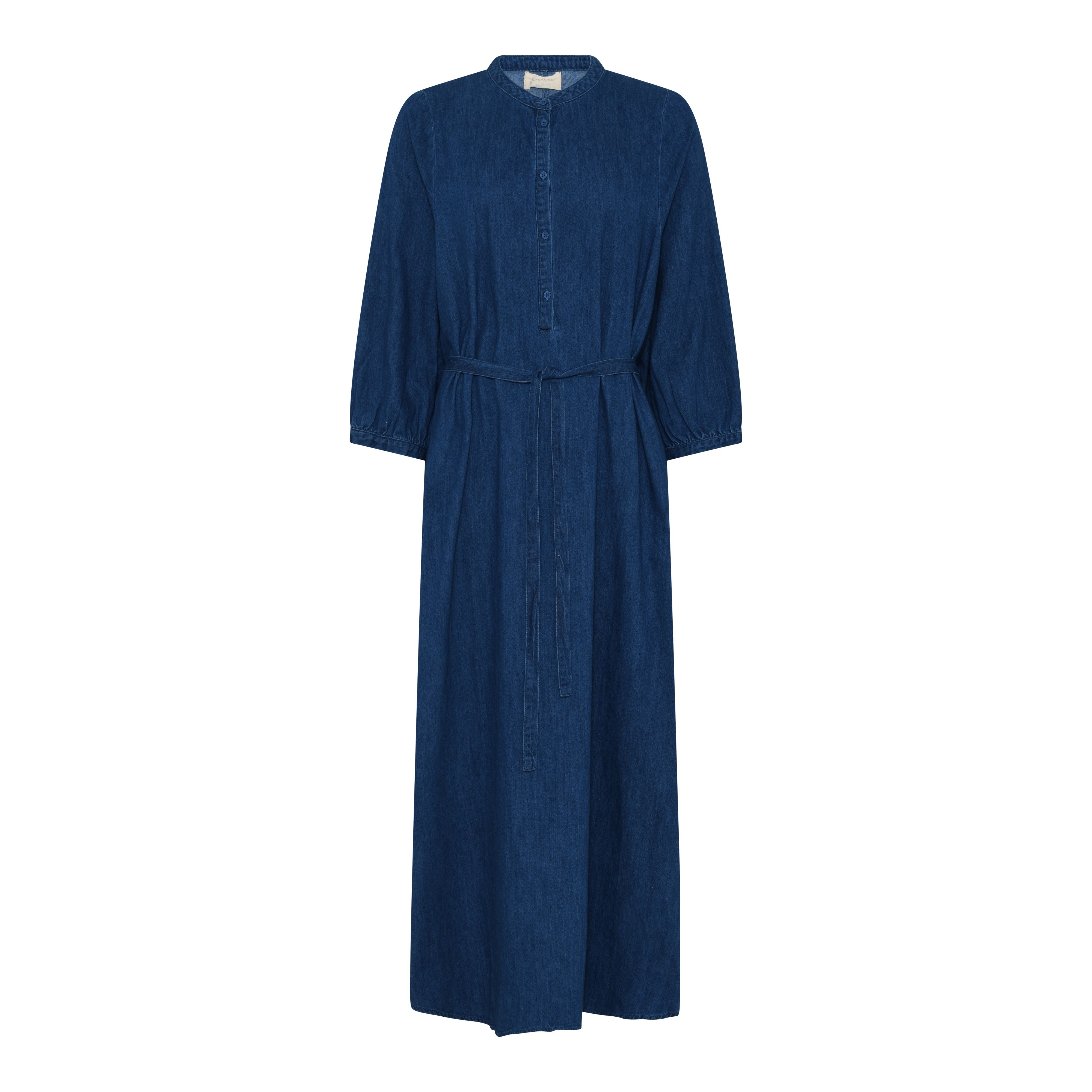 Frau Madrid long denim dress Clear blue denim