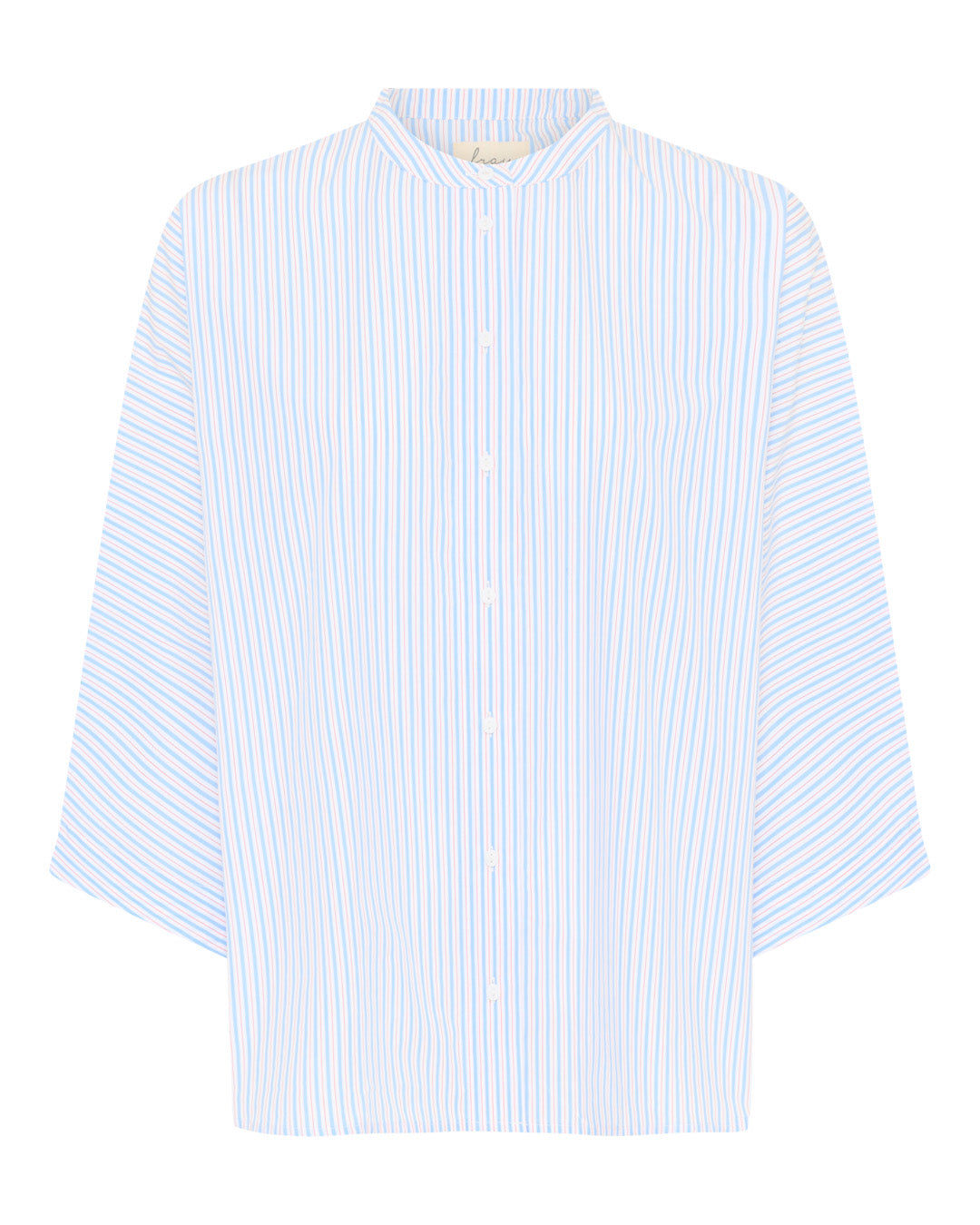 Frau Seoul short shirt BC Blue cameo stripe