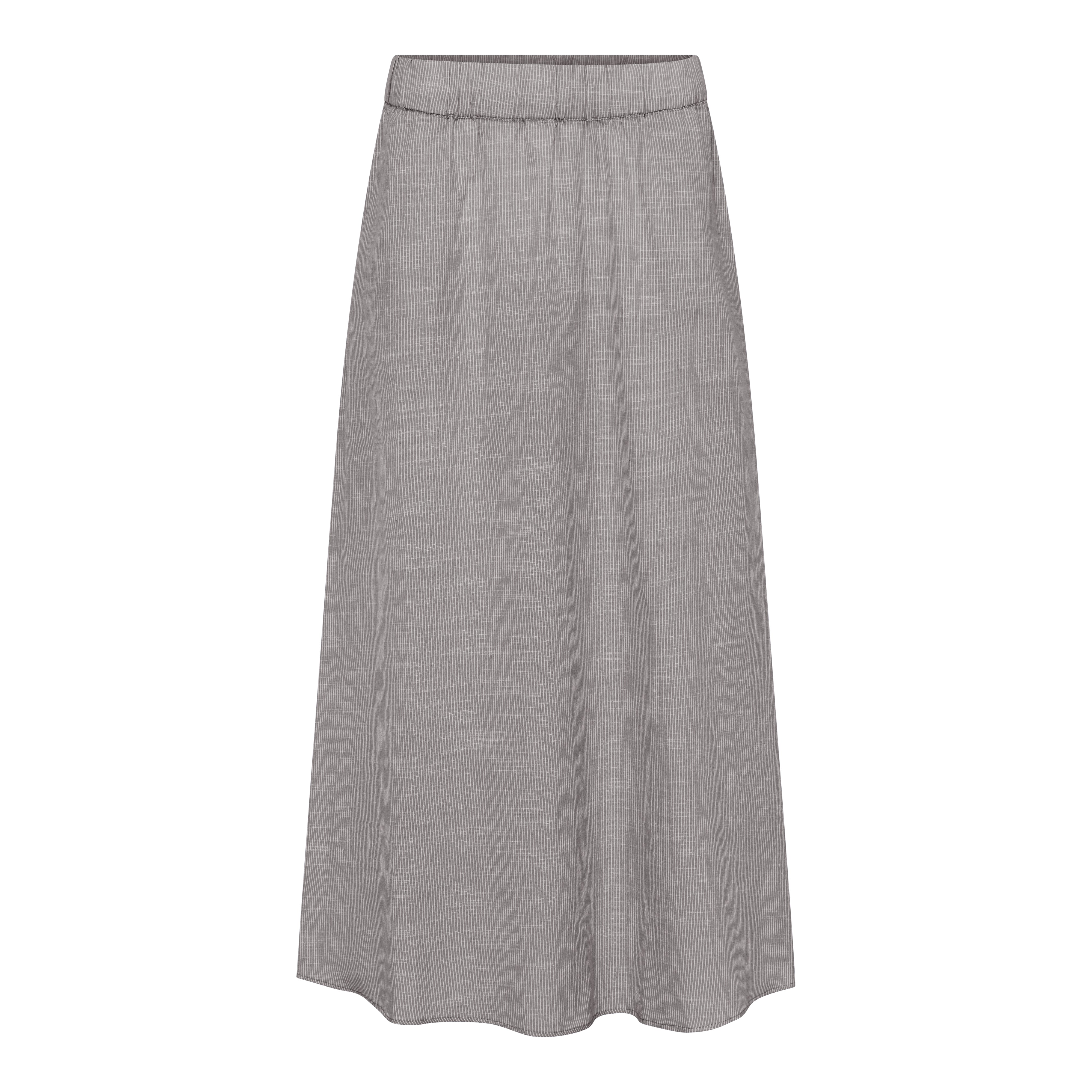 Frau Melbourne ankle Skirt Coffee Quartz stripe