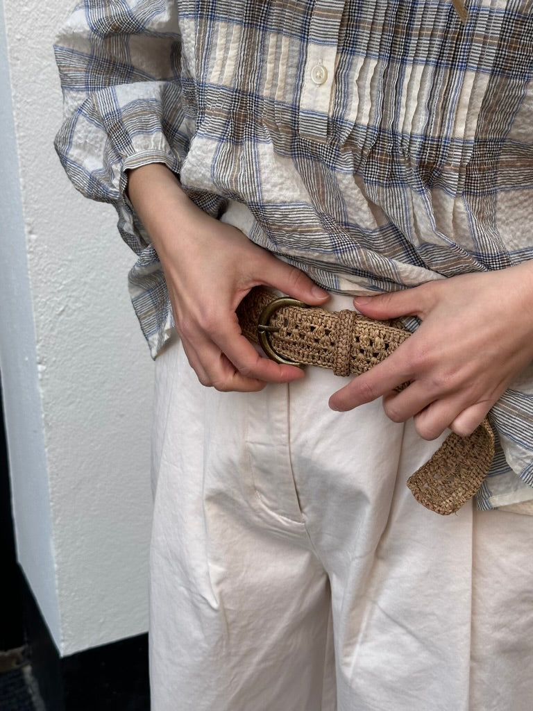 flettet bælte linen