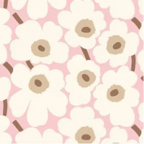 Marimekko frokost servietter Mini Unikko pink sand