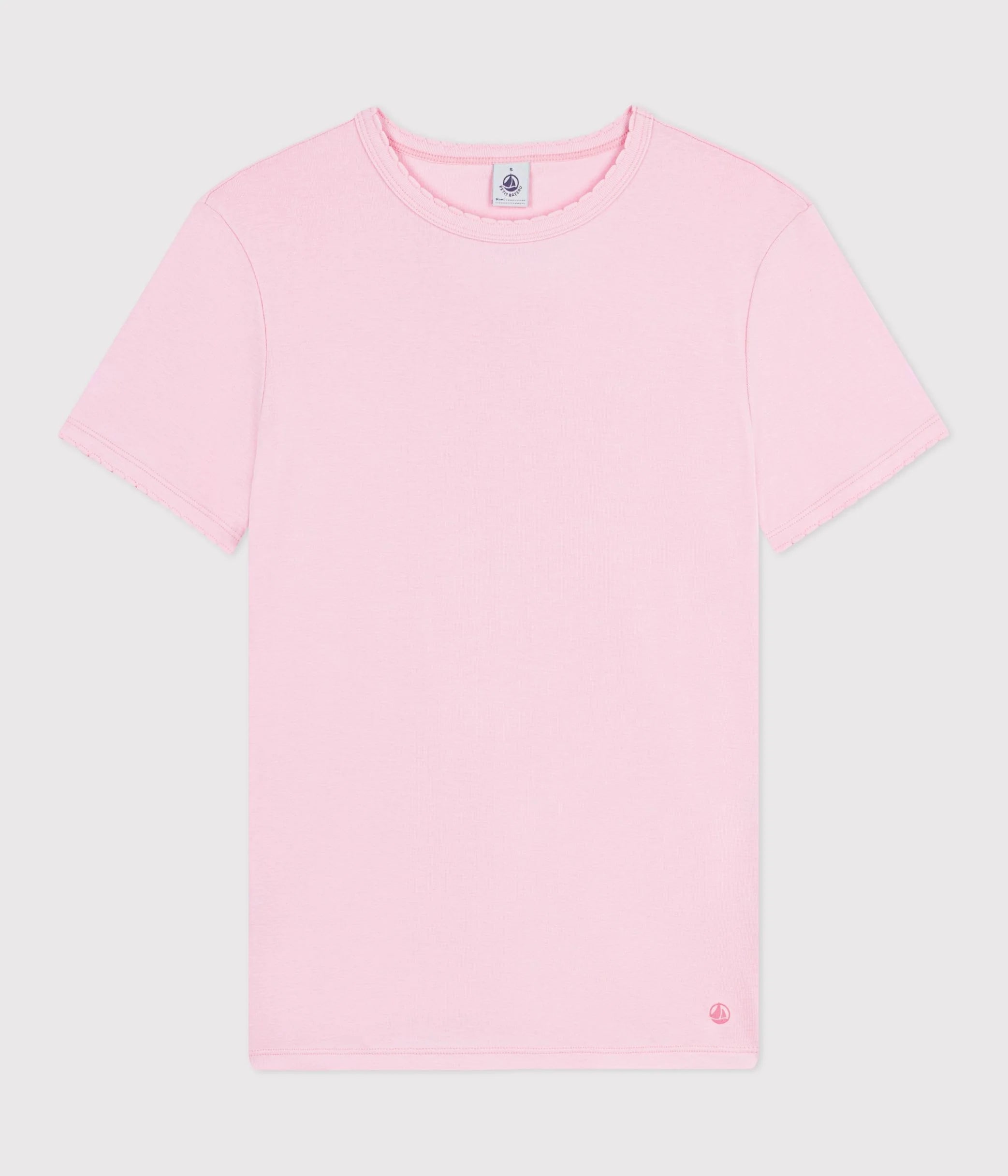 Petit Bateau SS tee blondekant pink
