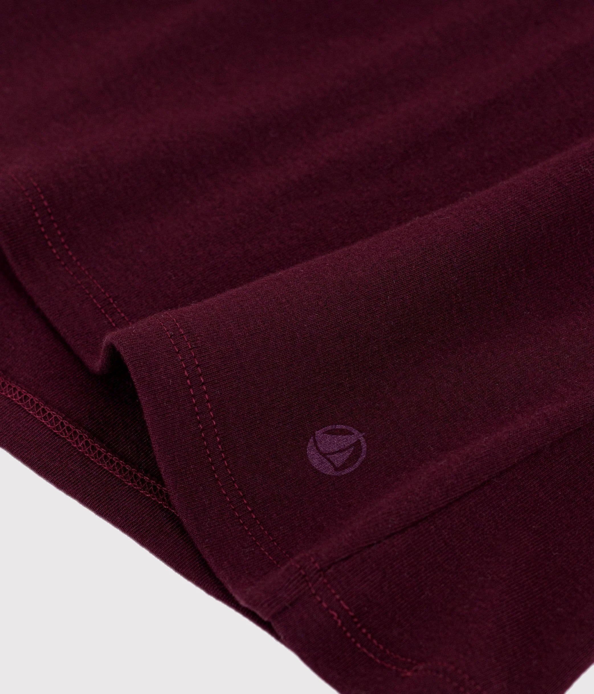 Petit Bateau SS tee Bordeaux