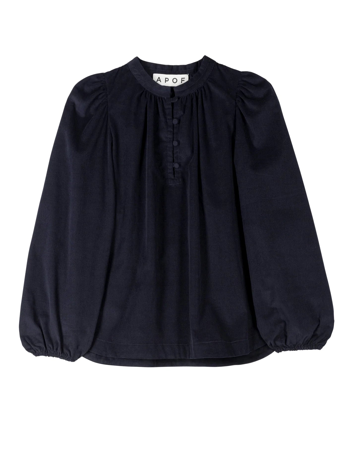 APOF Audrey shirt Navy baby cord