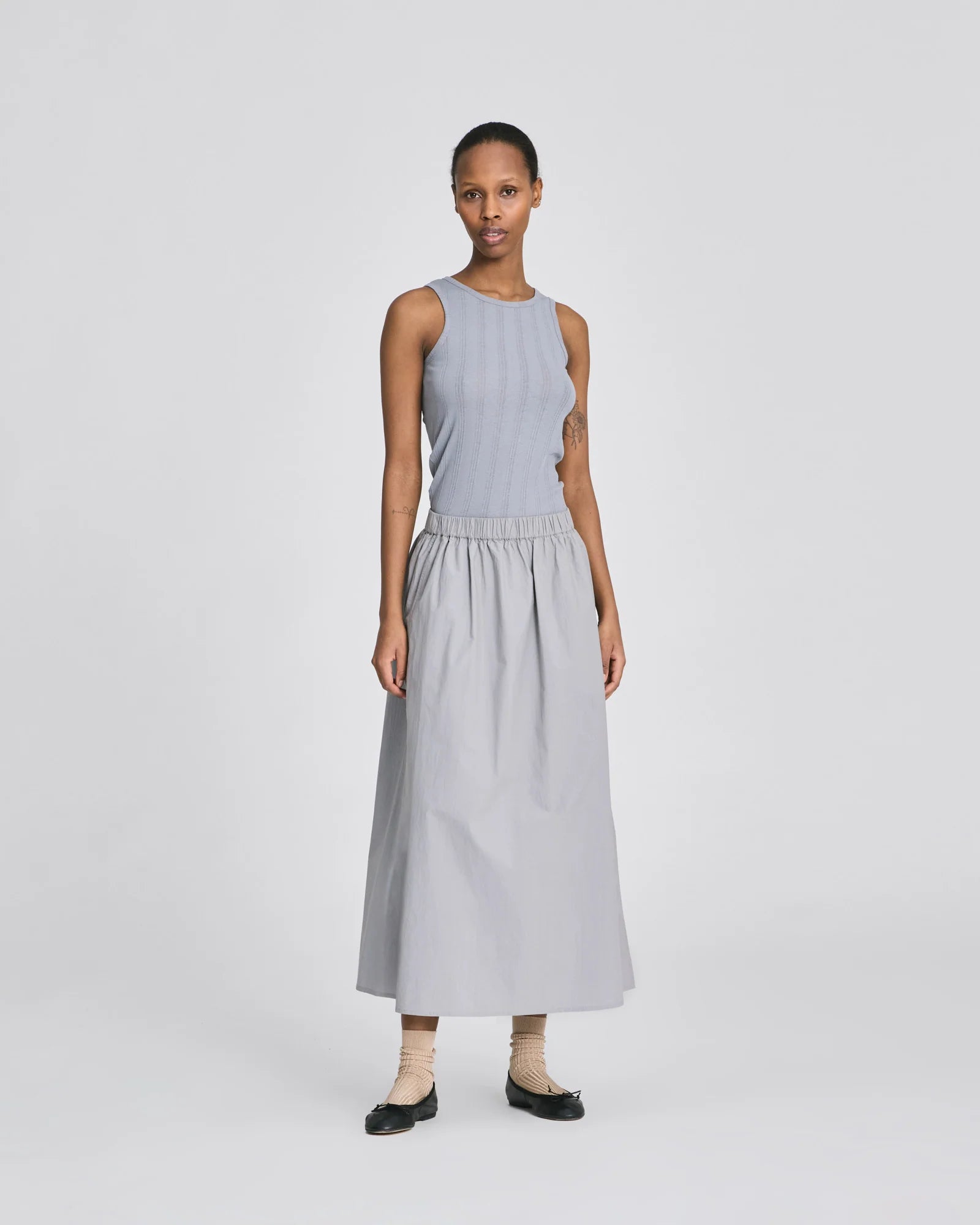 Gai+Lisva Alice poplin skirt Monument