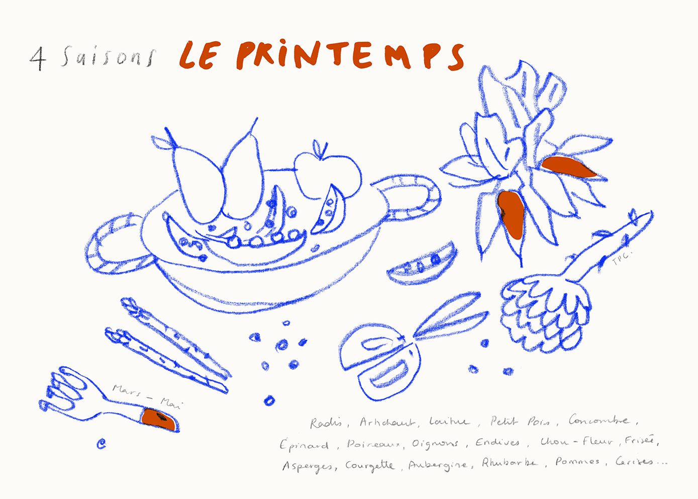 Another Art Project Le Printemps 30 x 40