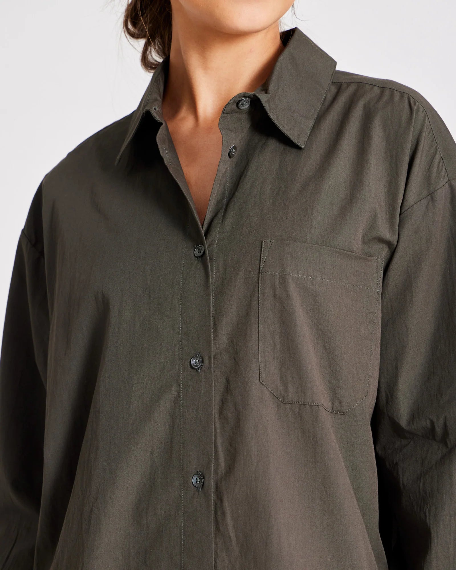 Gai+Lisva Astrid LS shirt poplin Beluga