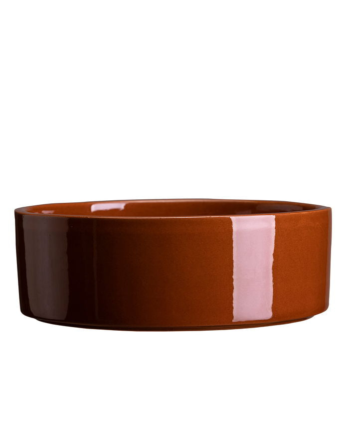 Bergs Hoff underskål glazed rusty red 14 cm