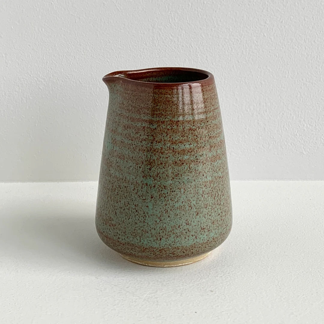 Bornholms Keramikfabrik cream jug Green Moss