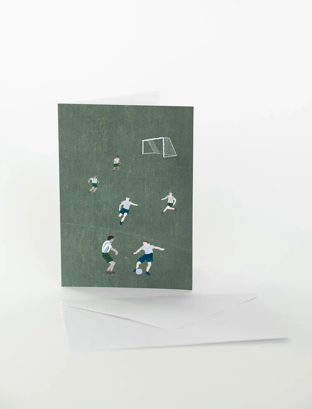 Kort m. fodbold dob. m. kuvert
